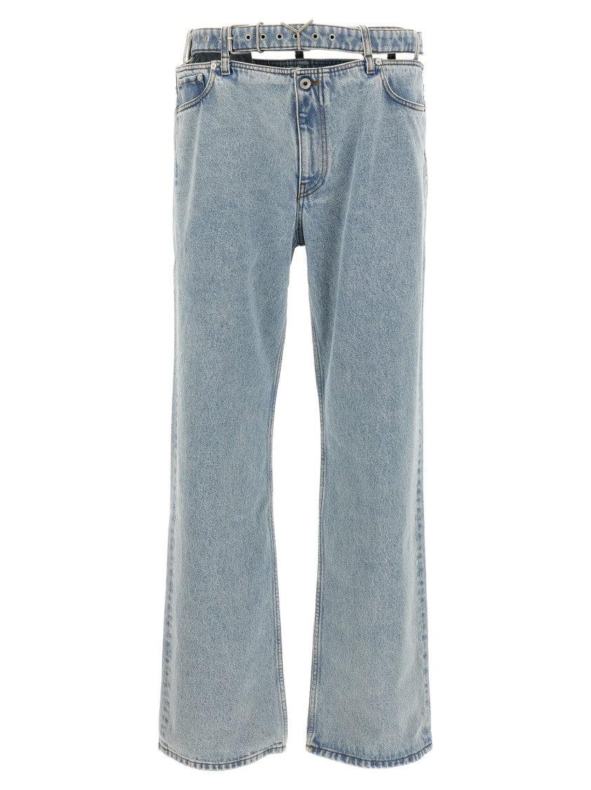 Y/PROJECT Multi Cuff ジーンズ ブラウン Brown Multi Cuff Jeans by Y/Project on Sale