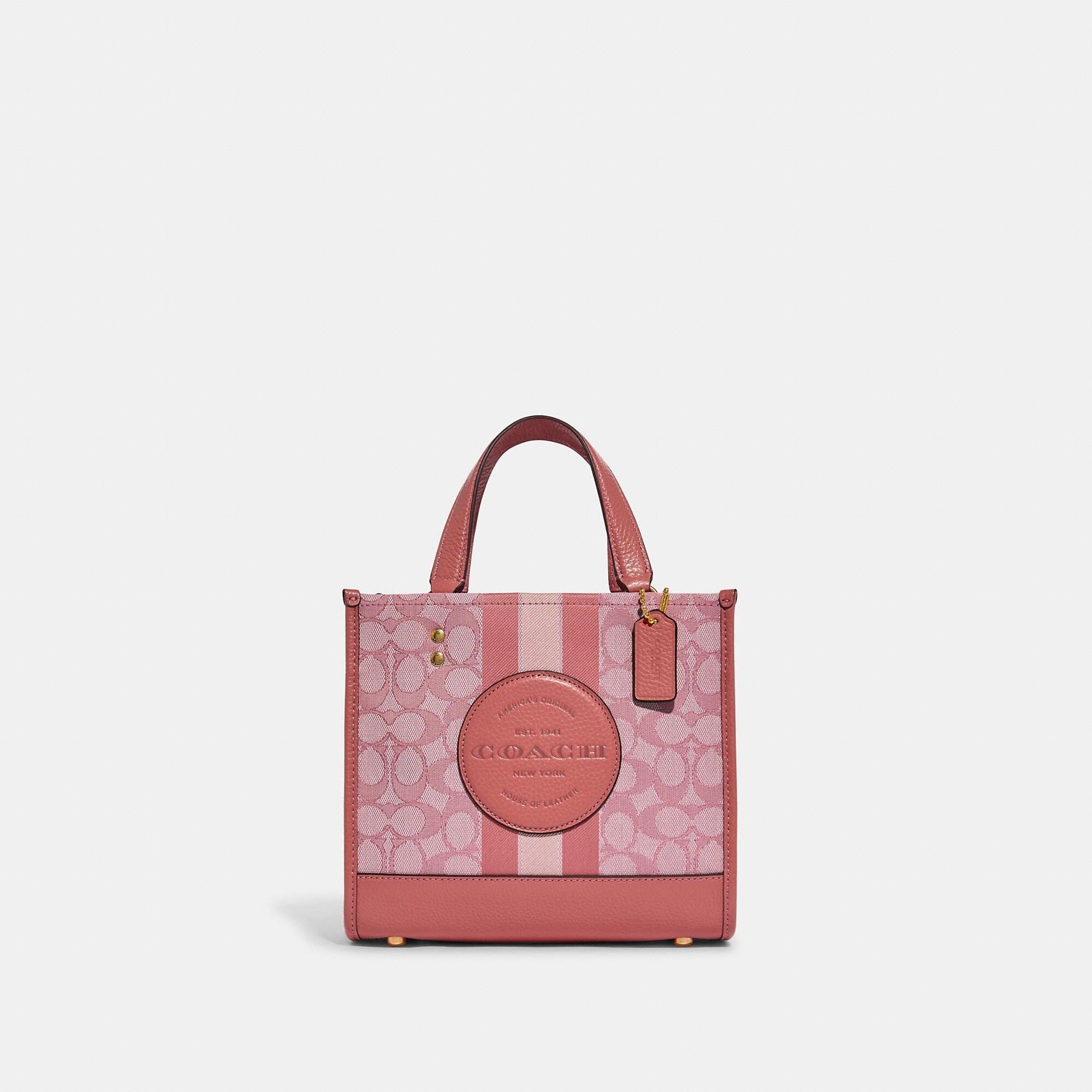 Coach Outlet Dempsey Tote 22 in Pink | Lyst