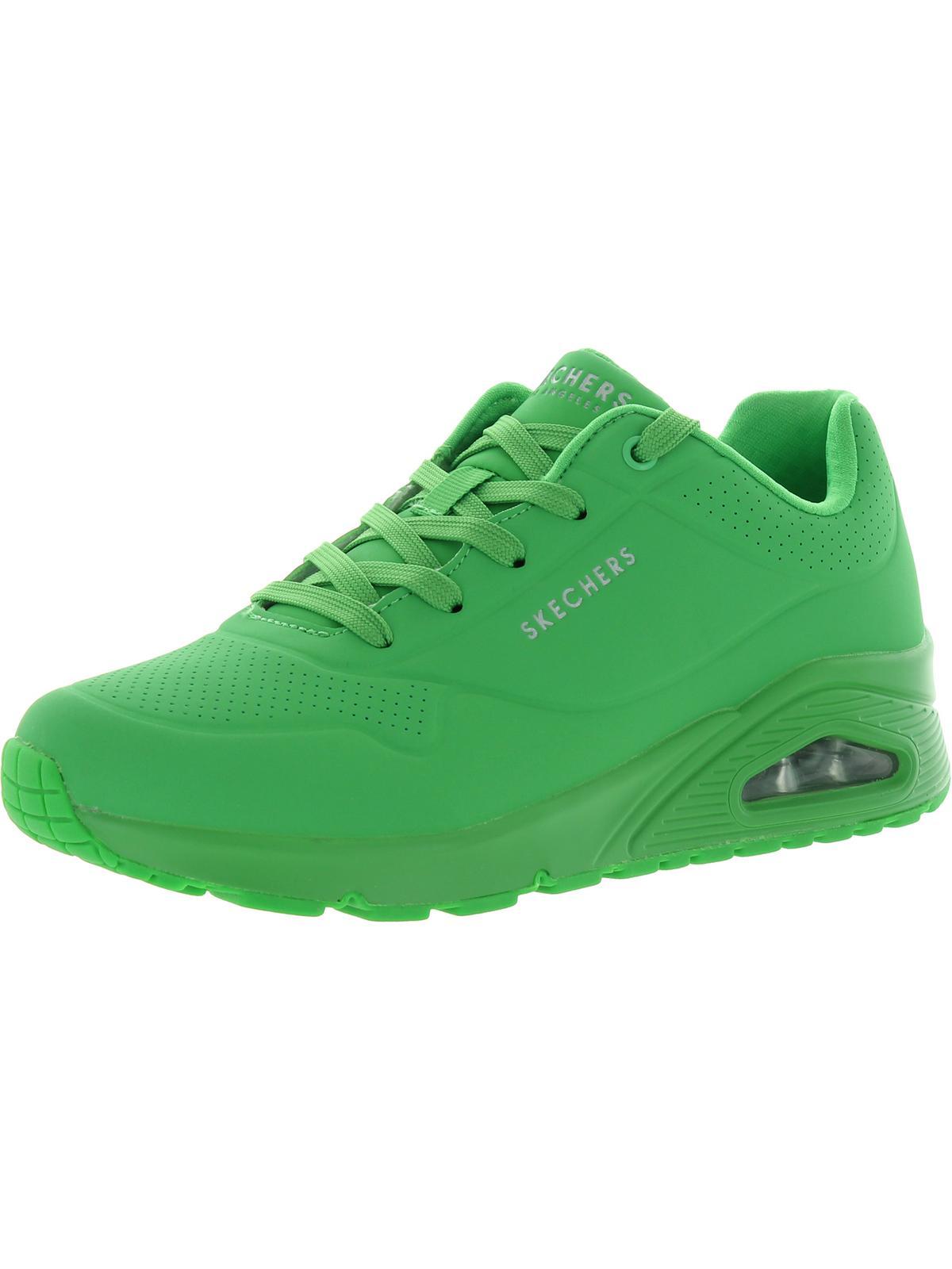 Skechers Uno-stand On Air Trainers Wedge Fashion Sneakers in Green | Lyst