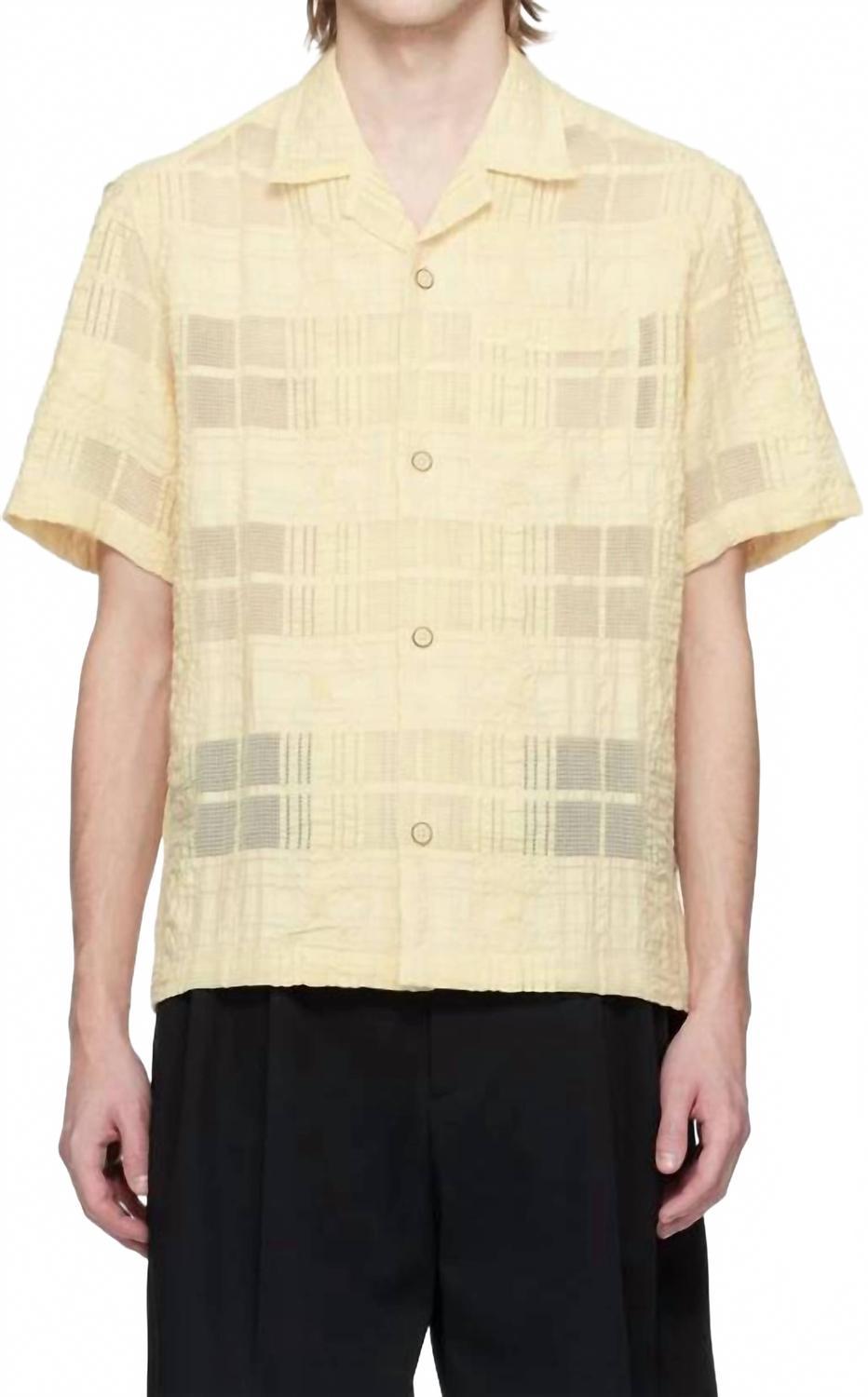 Cmmn Swdn Ture Short Sleeve Shirt in Natural for Men | Lyst