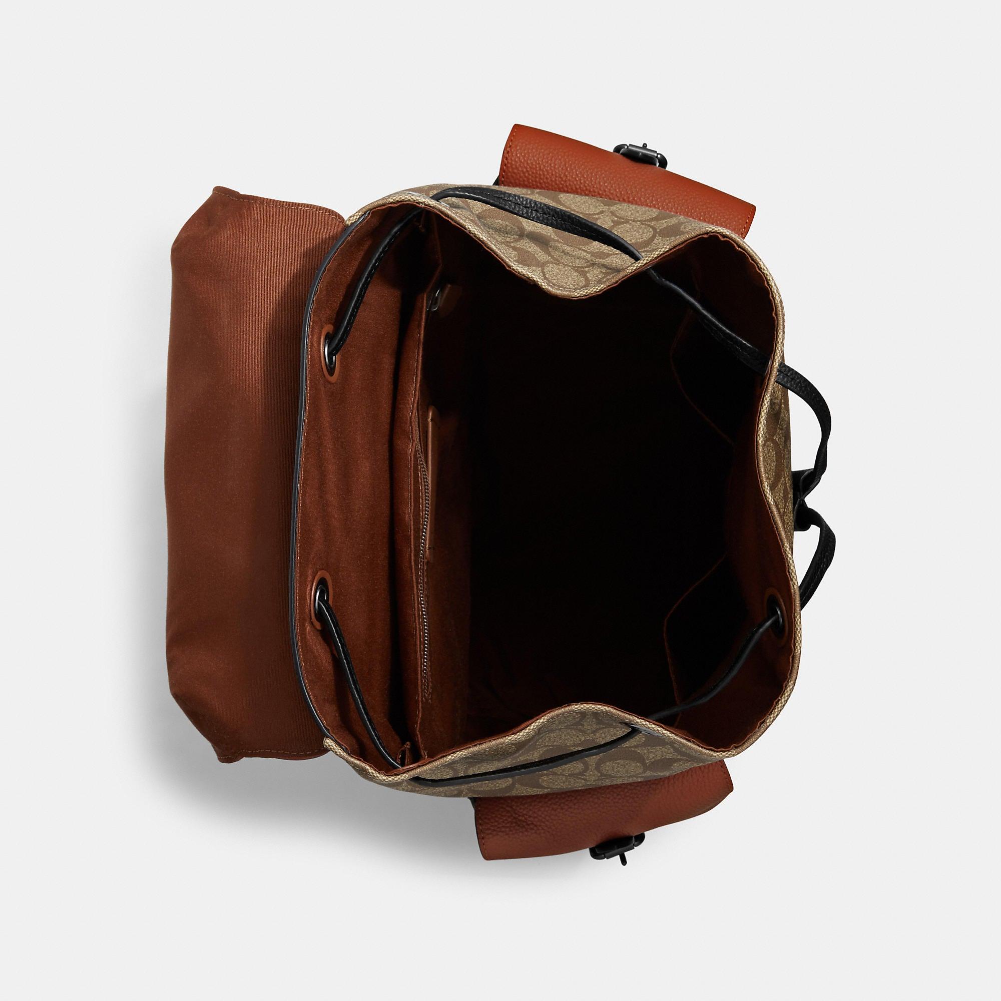 Coach Outlet Hudson Backpack In Colorblock Signature Canvas Lyst