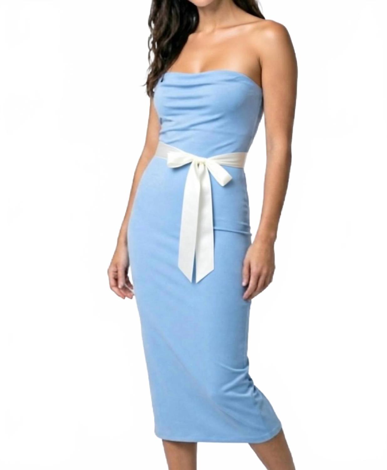 slim fit dress slacks Essential Tube Dress L / Blanched Almond main image 1