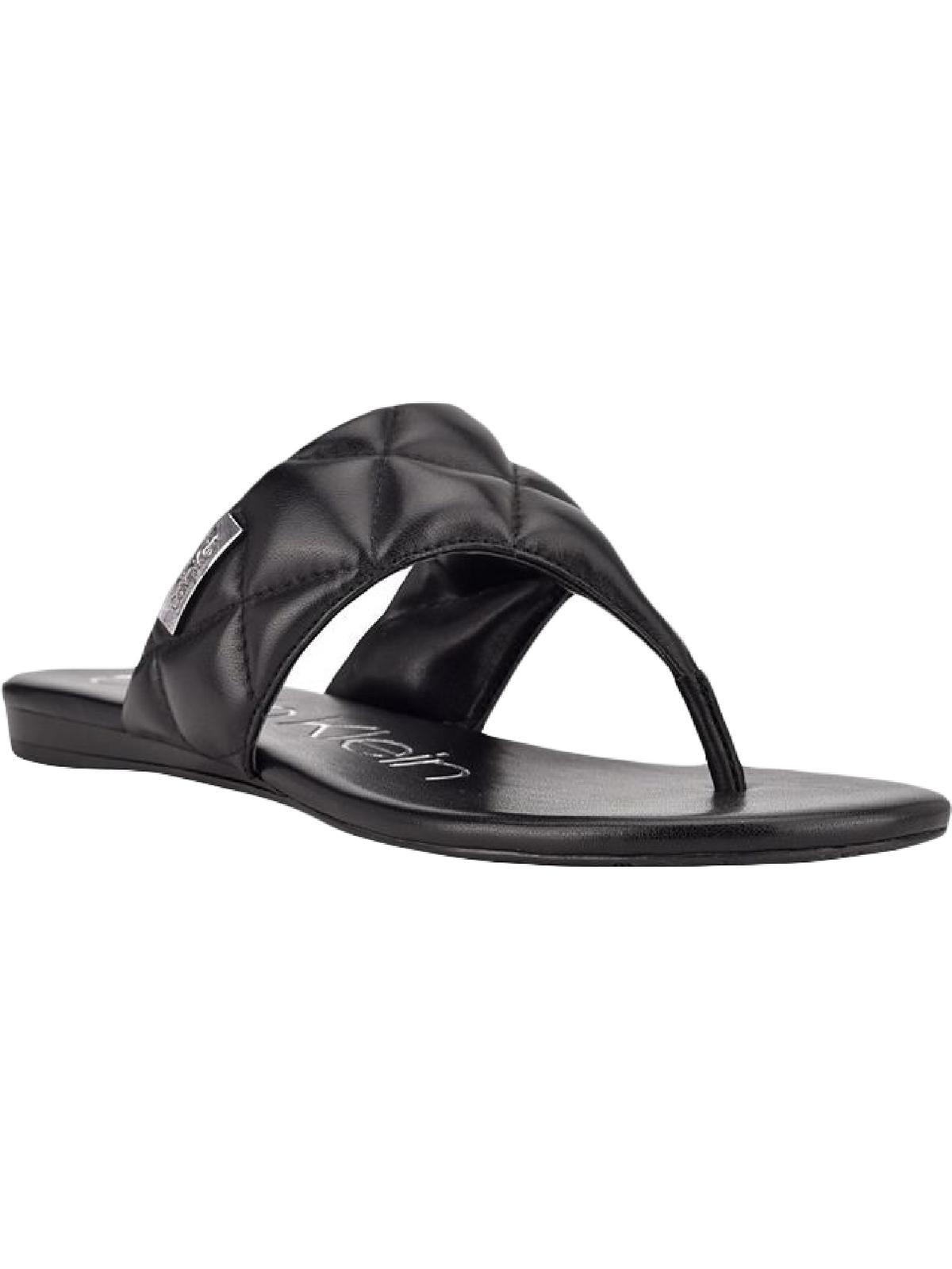 Calvin klein flip flops sale best sale