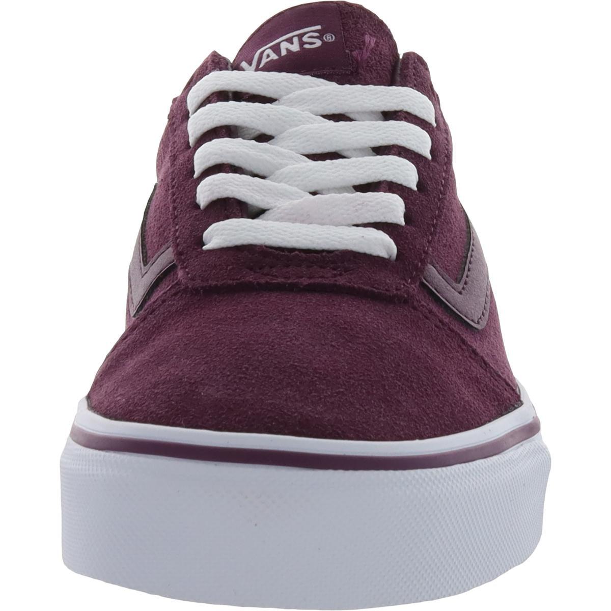 Vans Ward Suede Low-top Sneakers in Purple | Lyst