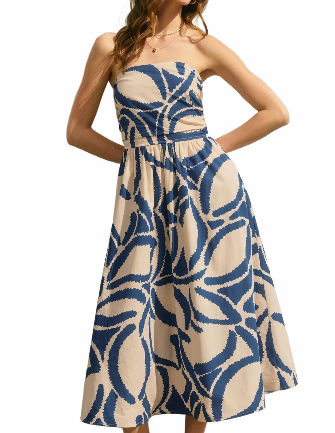 farm rio yellow garden midi dress Farm Rio Stitched Garden Linen Midi Dress