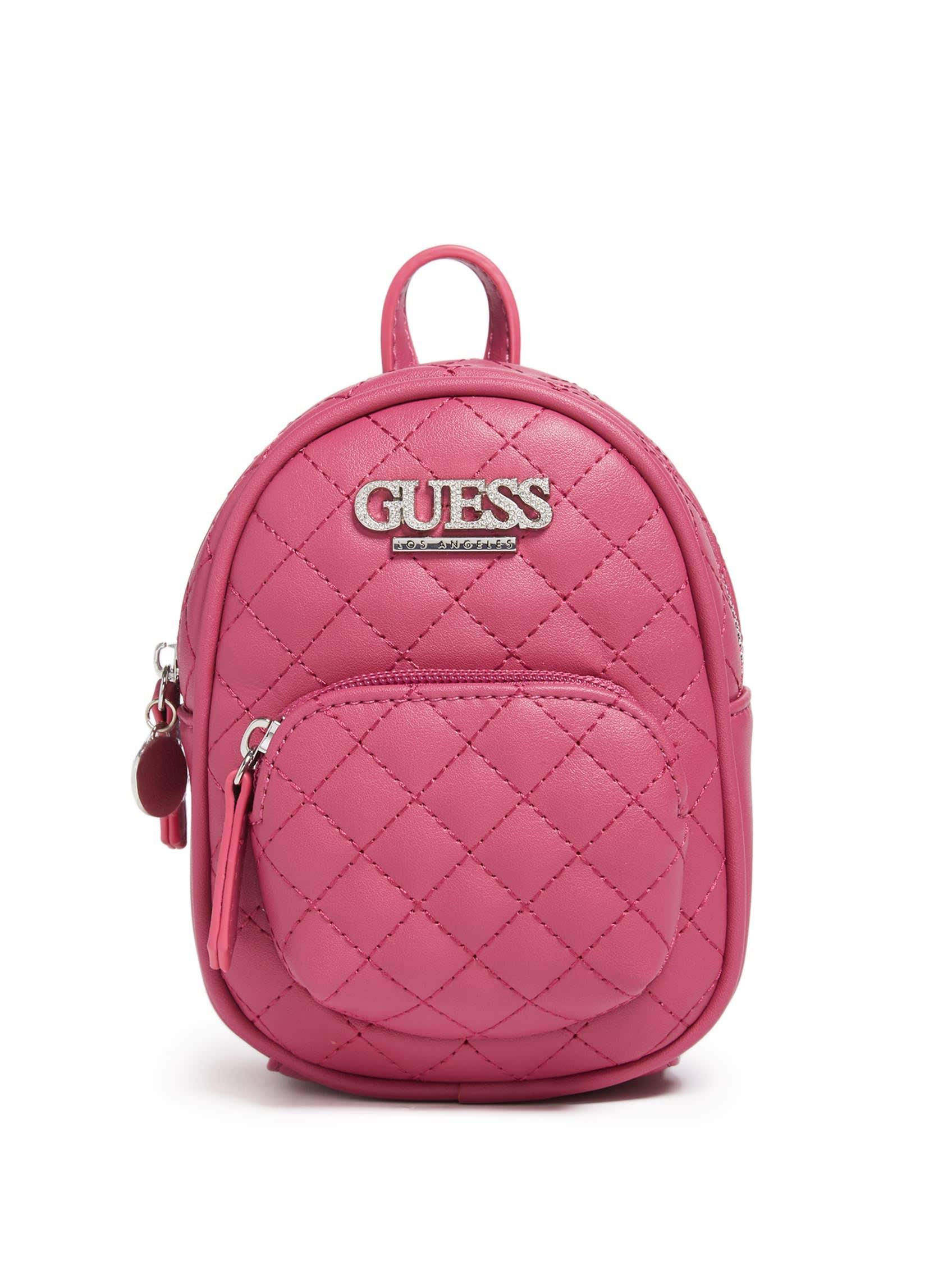 Guess Women Evan Faux Leather Crossbody Mini Backpack NEW 