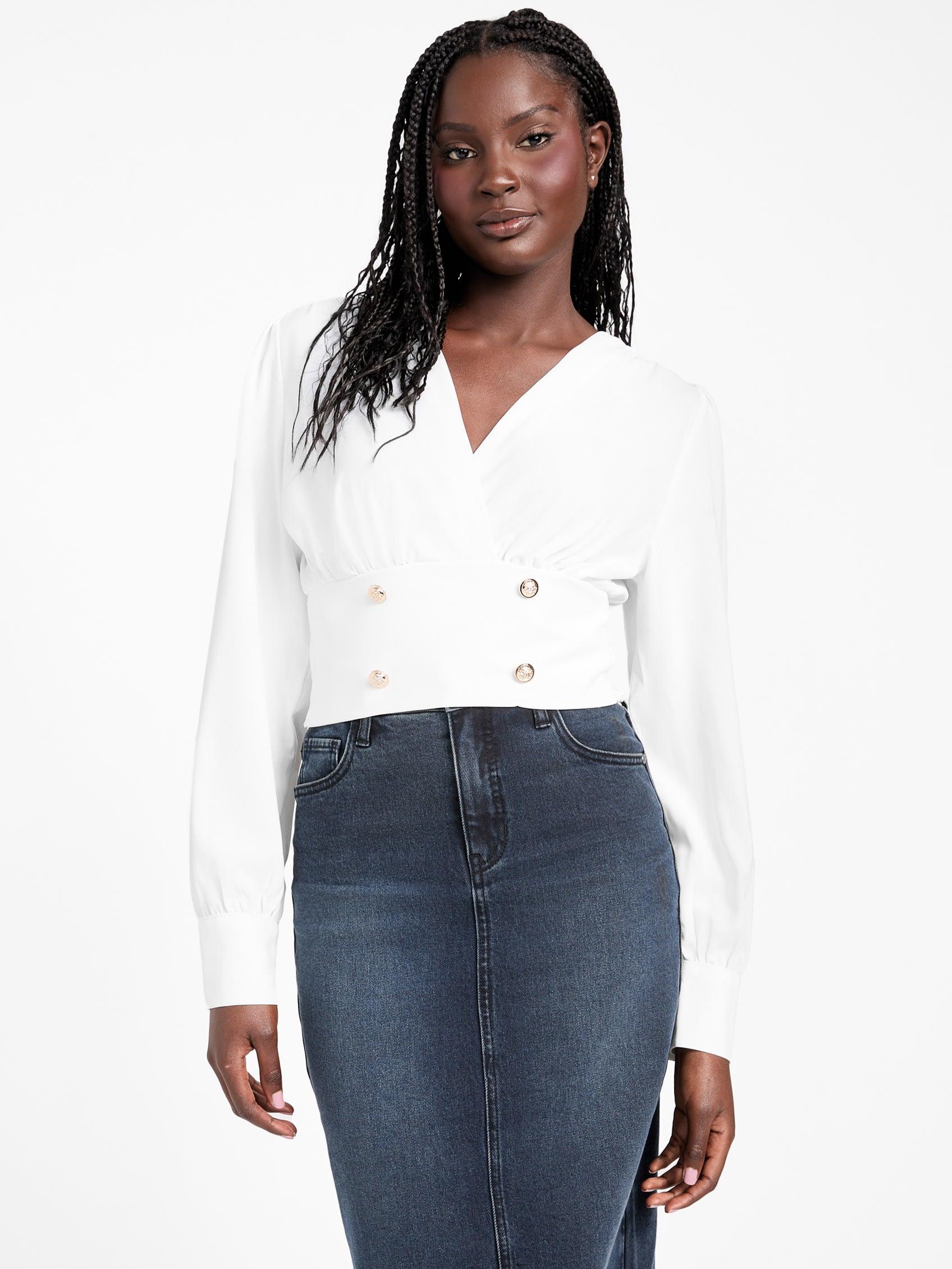 Guess top white sales