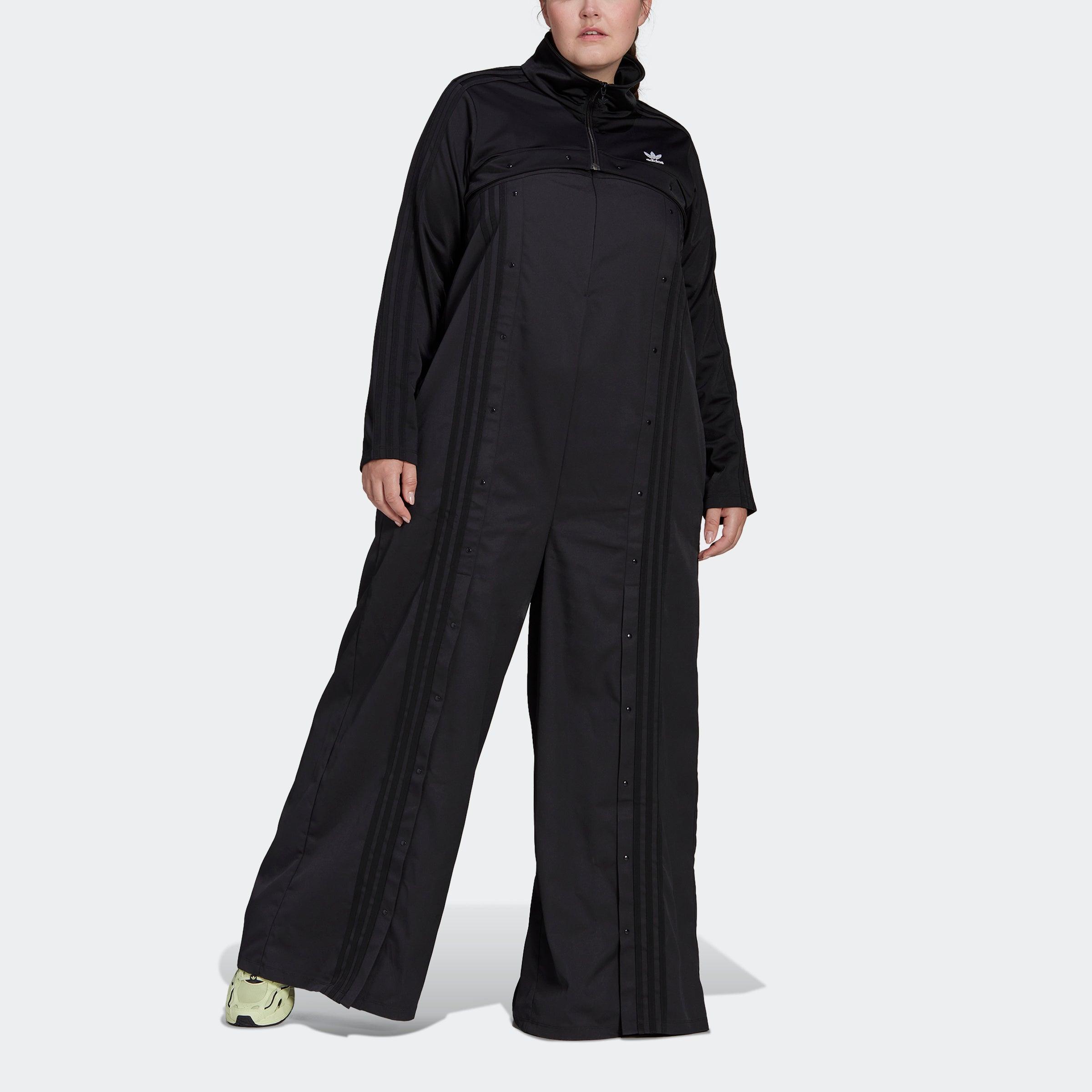 adidas Always Original Snap-button Jumpsuit (plus Size) in Black | Lyst