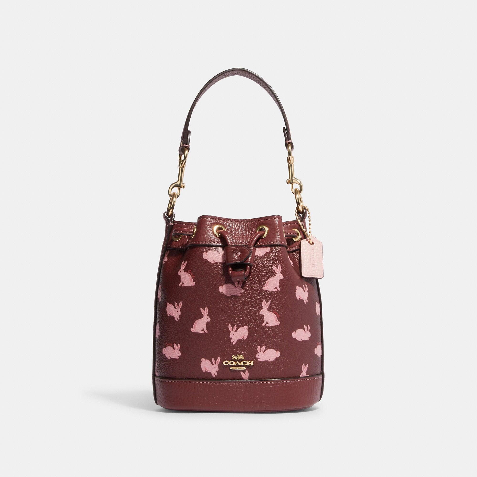 Coach Outlet Lunar New Year Mini Dempsey Bucket Bag in Red | Lyst