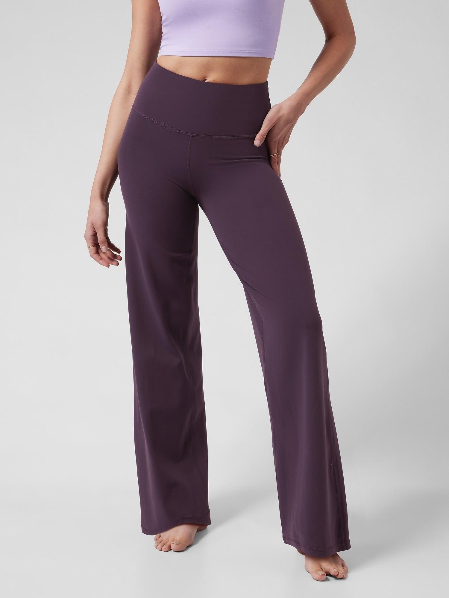 Athleta Elation Wide Leg Pant in Purple