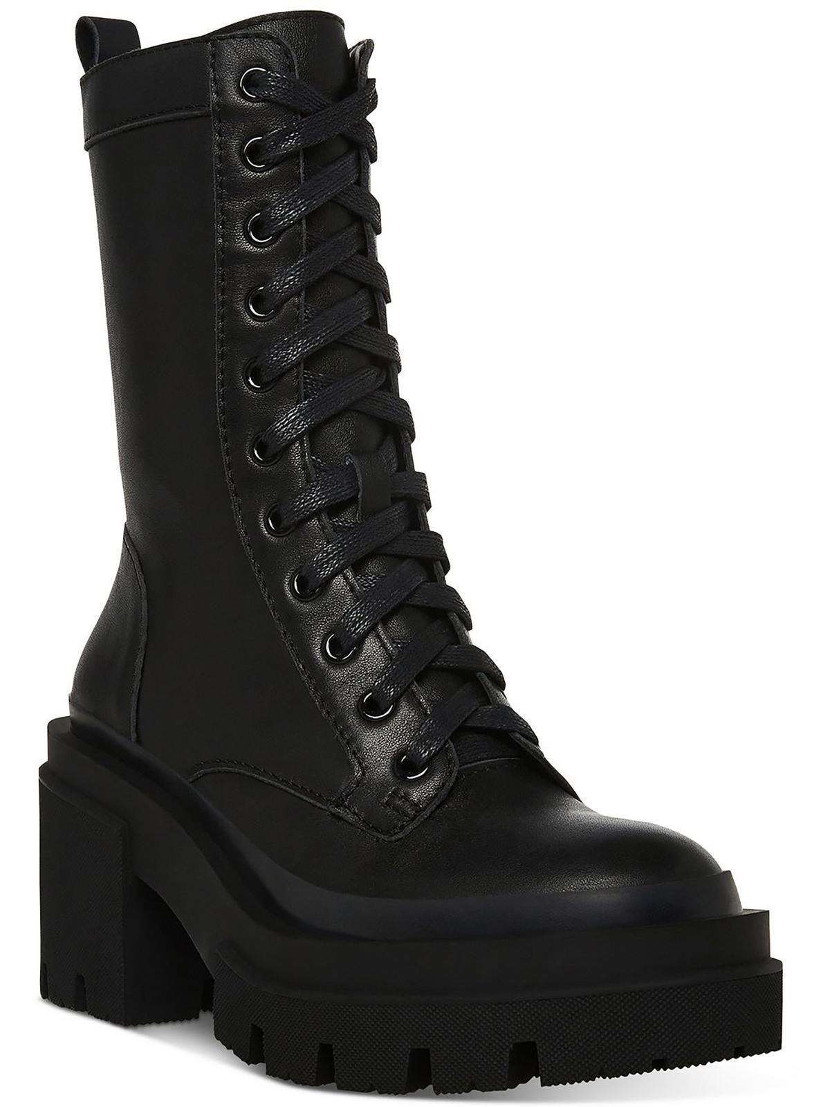 Steve madden lace up heel boots sale