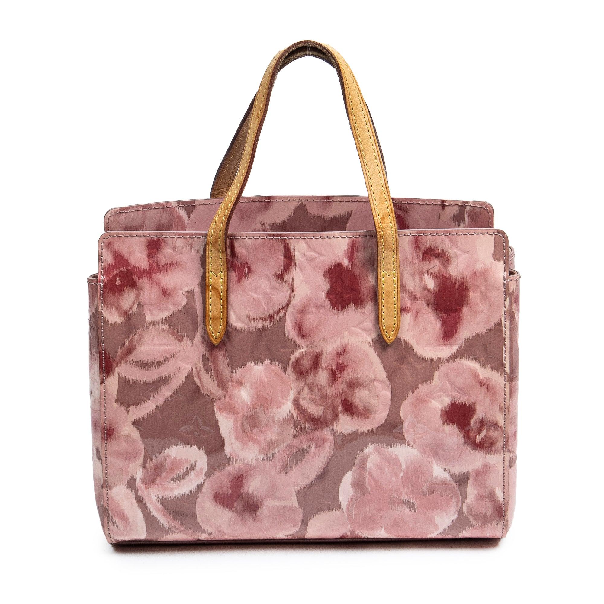 Louis Vuitton Ltd.Edition Pink Monogram Vernis Lexington Flower Pochette Bag  Louis Vuitton