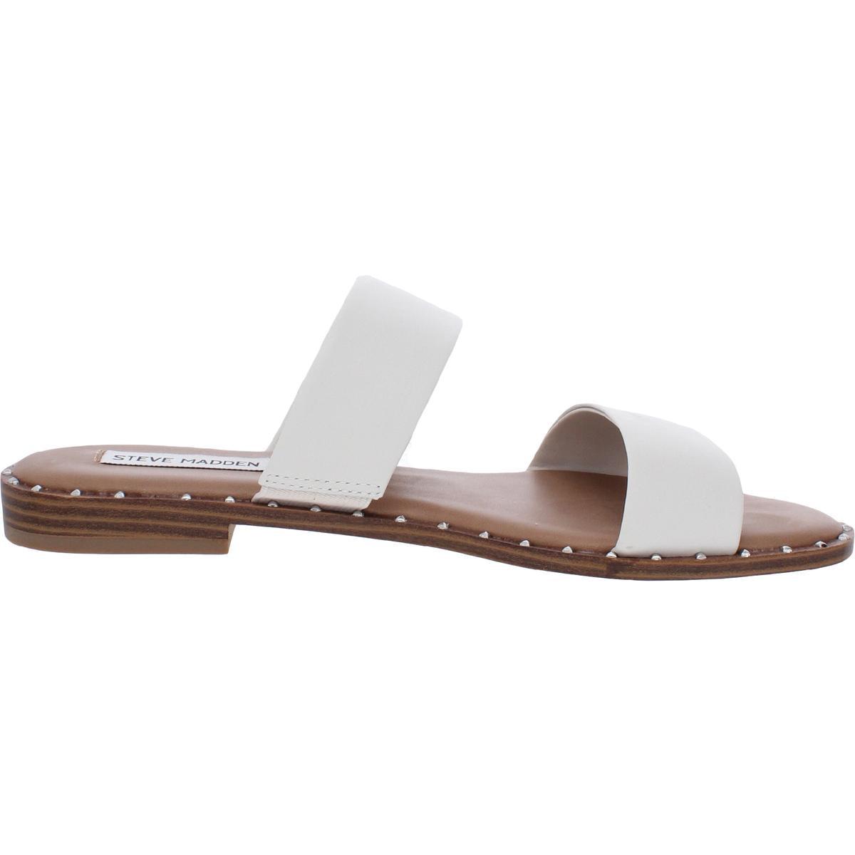 Steve Madden Ivara Cork Embellished Flat Sandals | Lyst