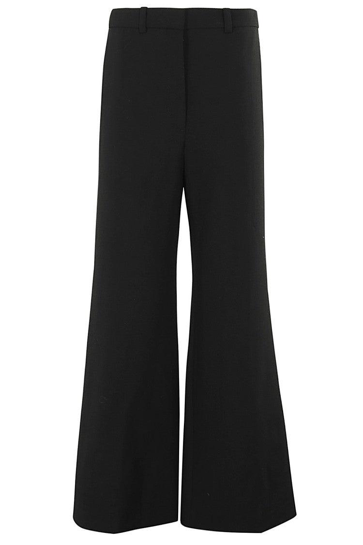 パンツ Low Classic Wide-Leg Cotton Trousers With High Waist And Low Classic High waist cotton tuck wide leg pant | The