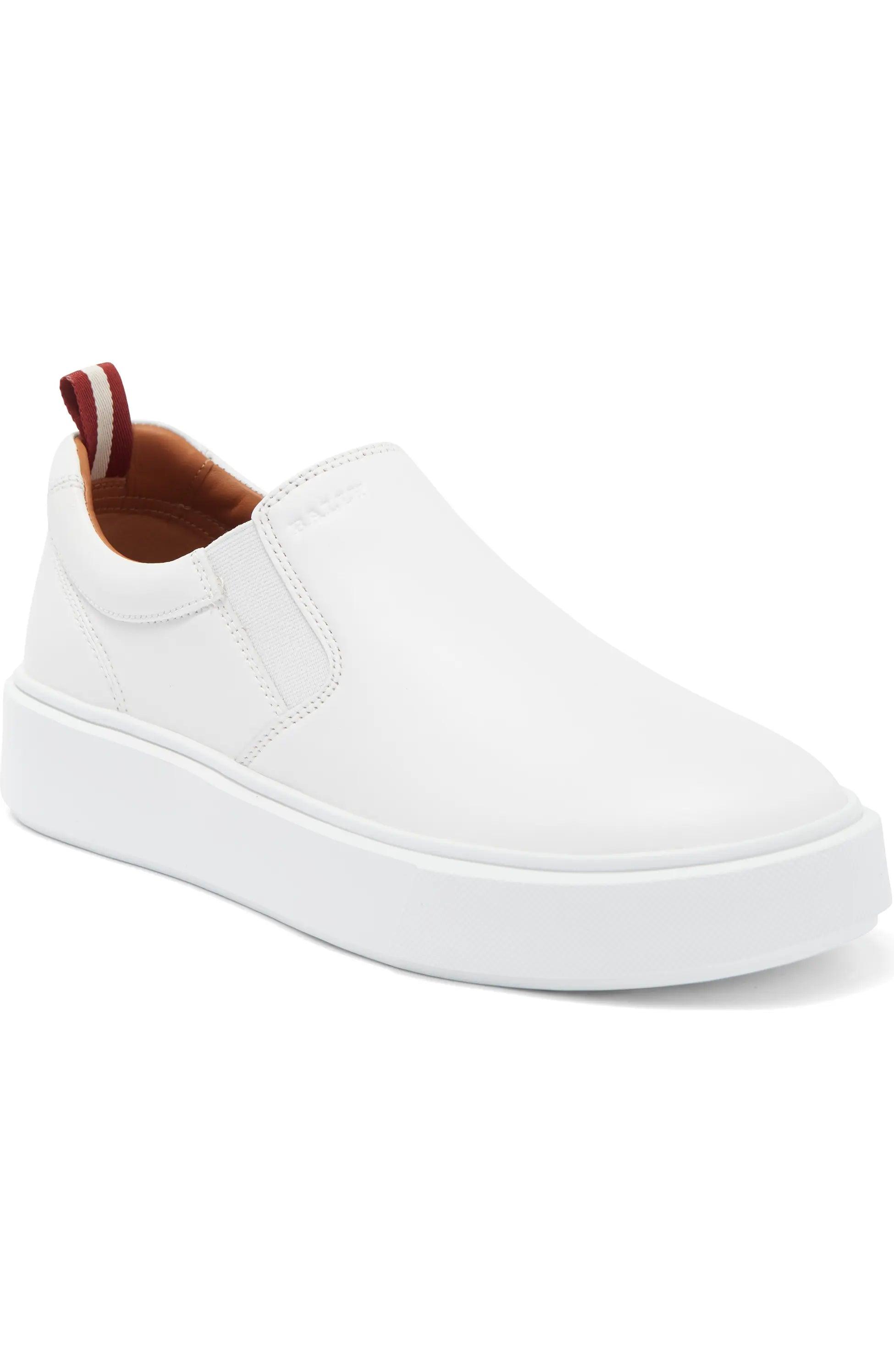 Bally Charles 6240397 Lamb Leather Sneakers in White for Men 