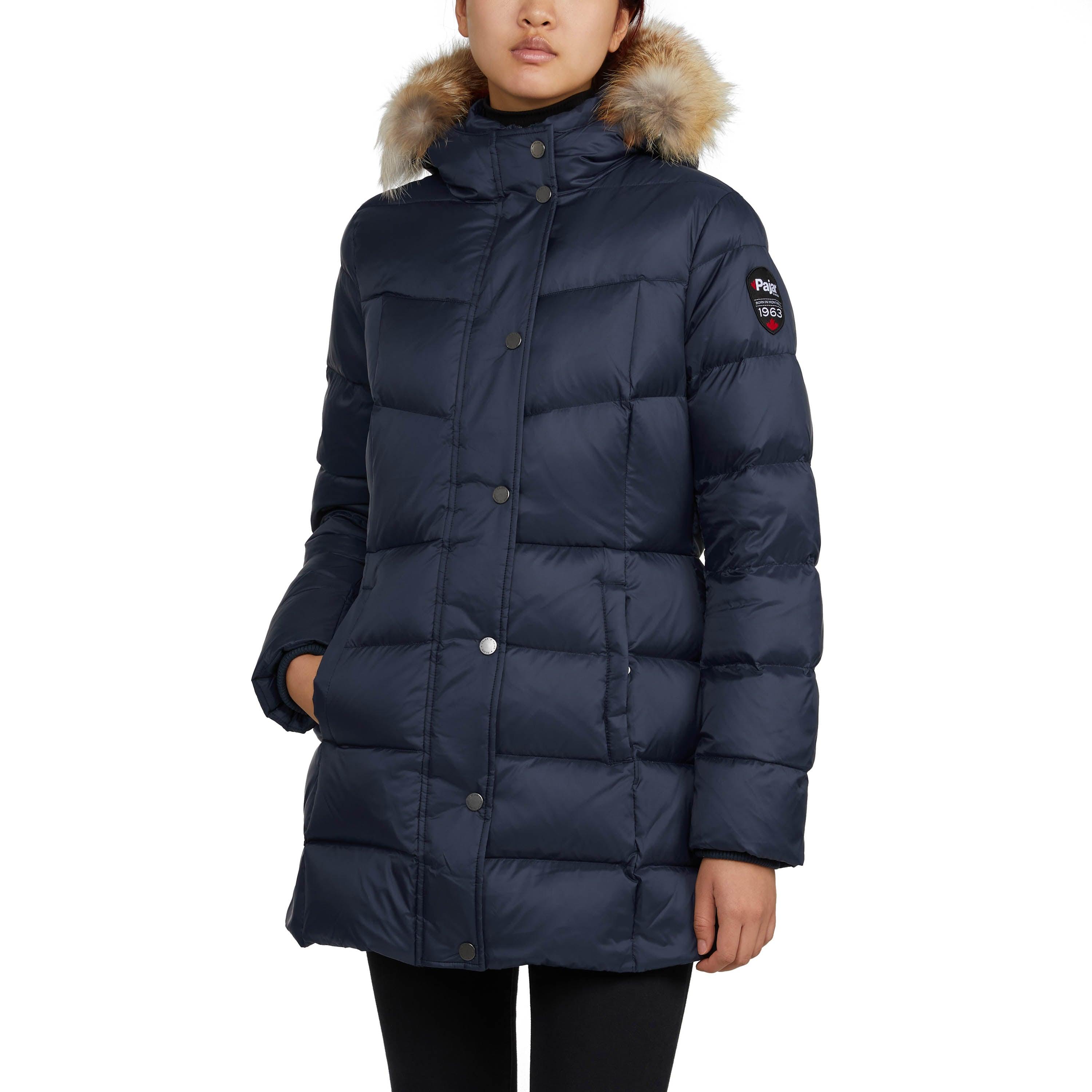 Down Jacket Pajar Women Parka Reversible Coat Roxy Winter Coats