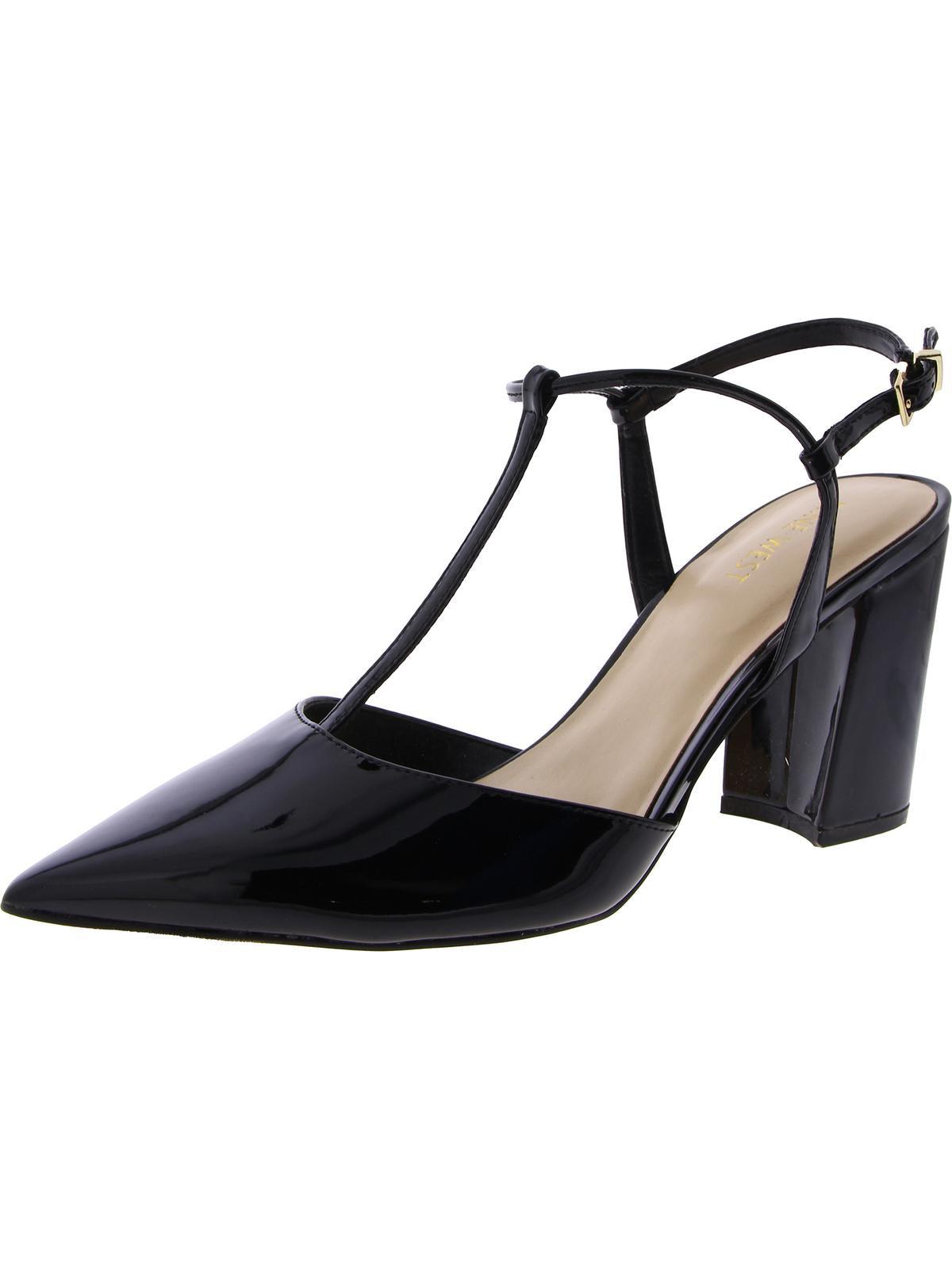 Nine west black block heels sales