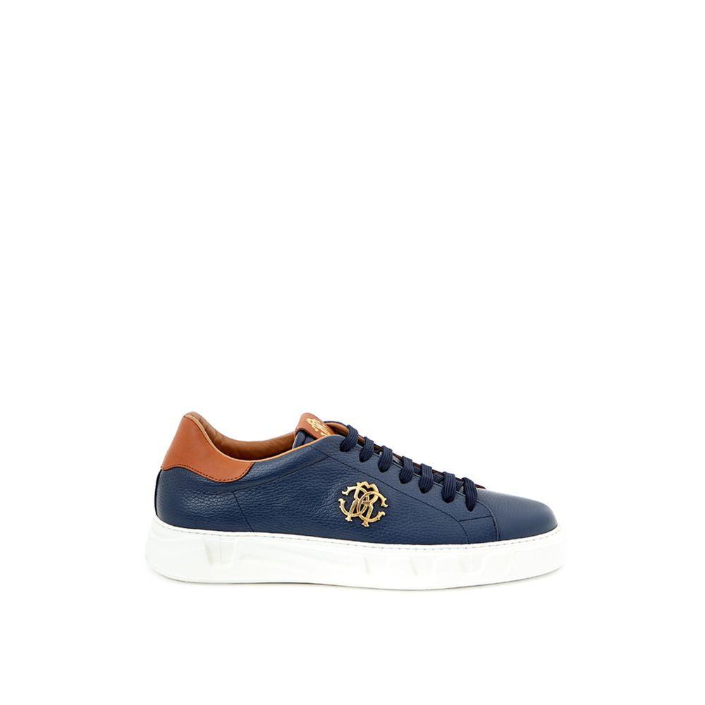 スニーカー ROBERTO CAVALLI Men Sneakers 25760D Blue Roberto Cavalli Sneakers in Blue for Men | Lyst