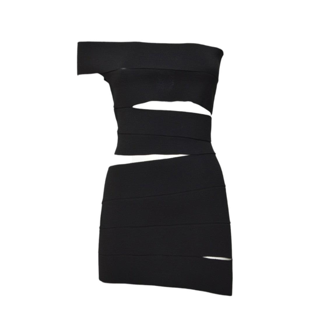 オールインワン・サロペット Dsquared2 Black Stretch Knit Bandage Dress Dsquared2 Black Sleeveless Women's Bodycon Dress S L | eBay