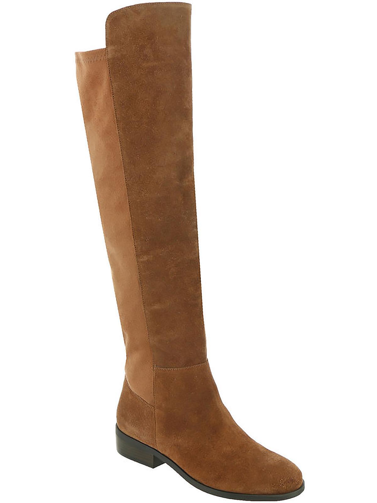 Lucky Brand Calypso Suede Wide Calf Overtheknee Boots in Brown Lyst