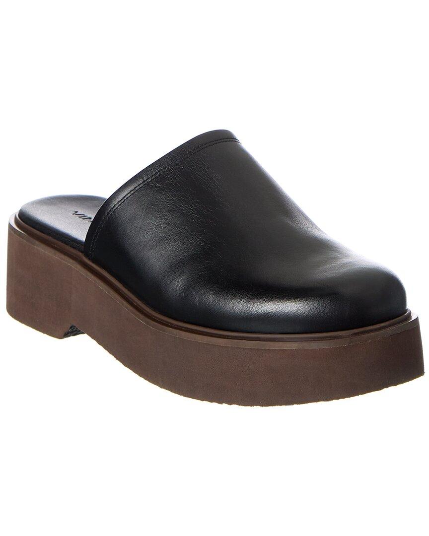 vince barrett woven leather mules