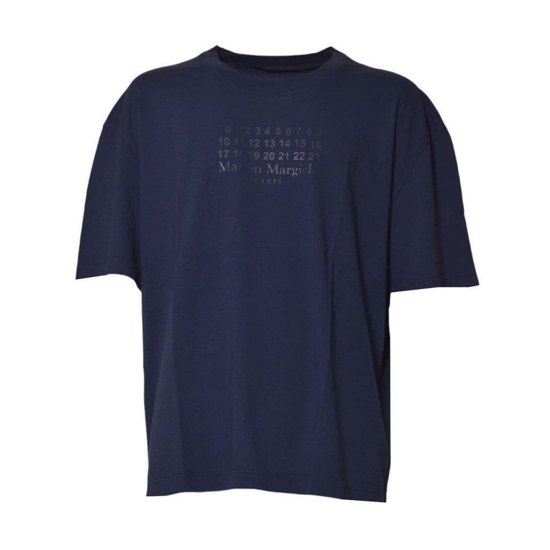 Maison Margiela Numeric T-Shirt in Blue for Men | Lyst
