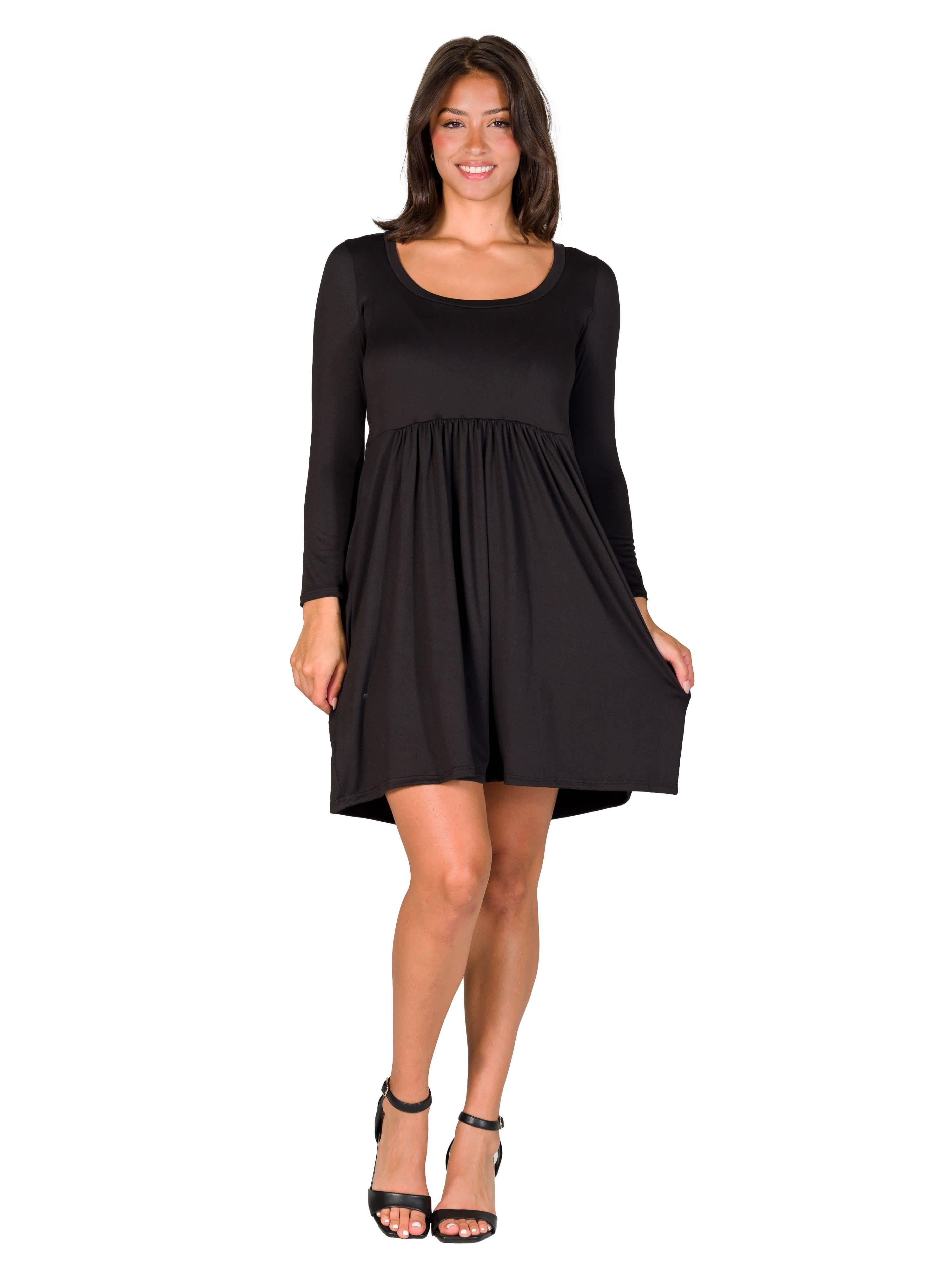 Designer Linen Empire Waist Dresses for Women - Up to 70% off