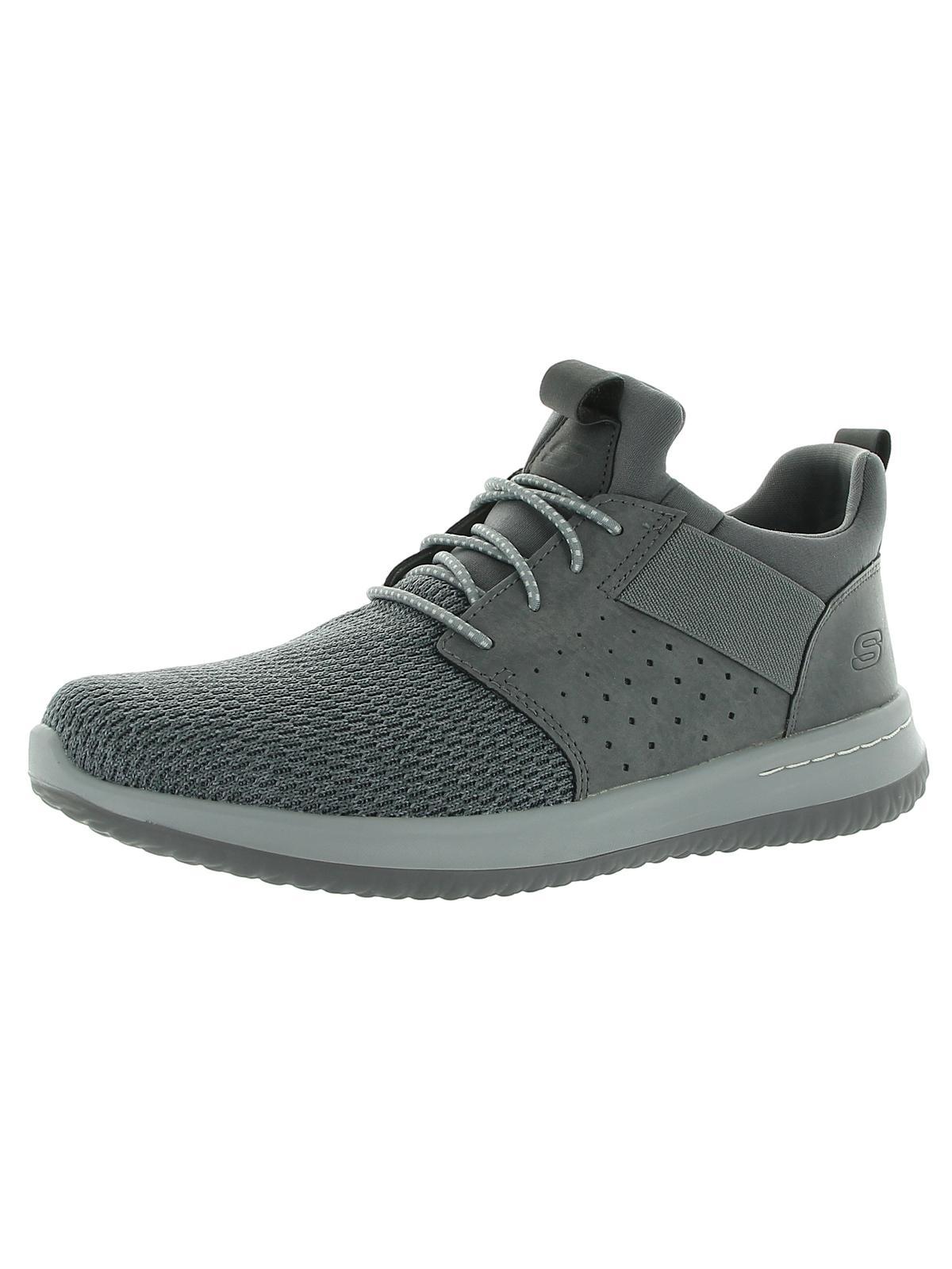 Skechers Delson Camben Memory Foam Low Top Walking Shoes in Gray for Men |  Lyst
