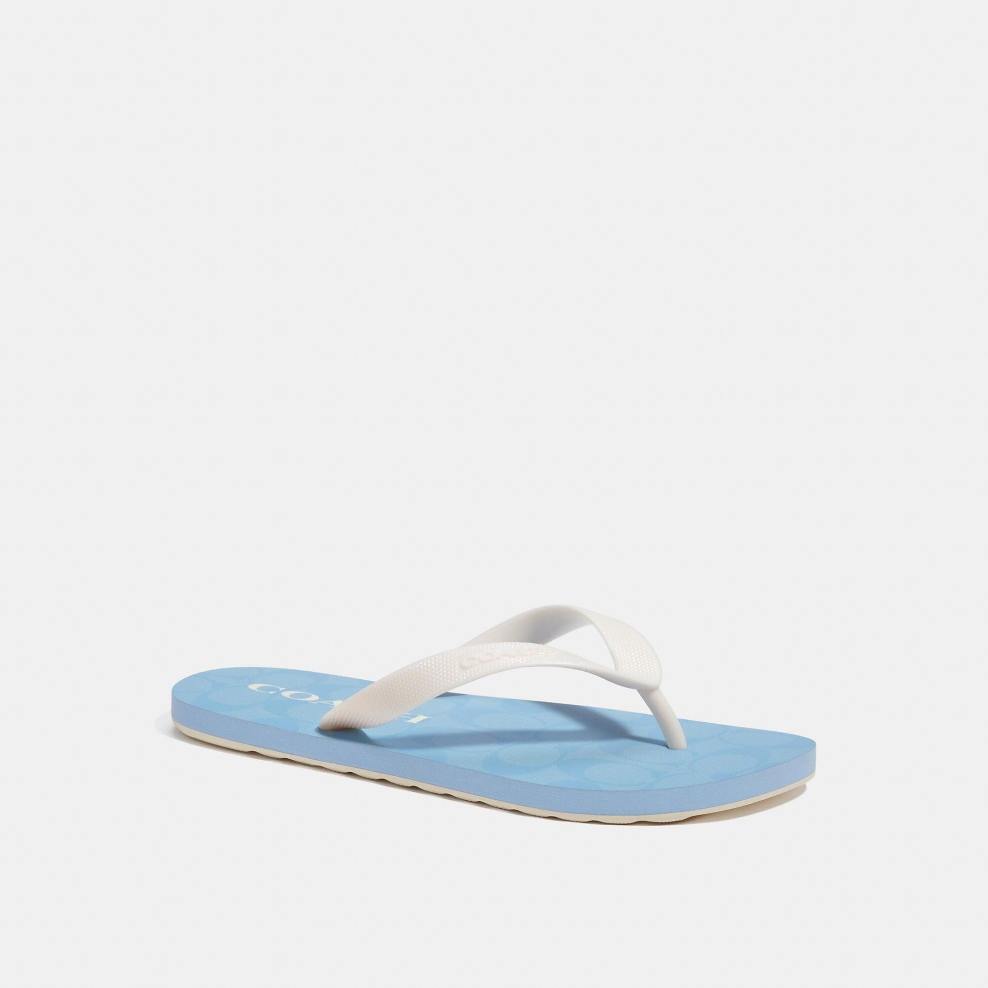 Coach Outlet Rubber Zak Flip Flop in Chambray (Blue) | Lyst