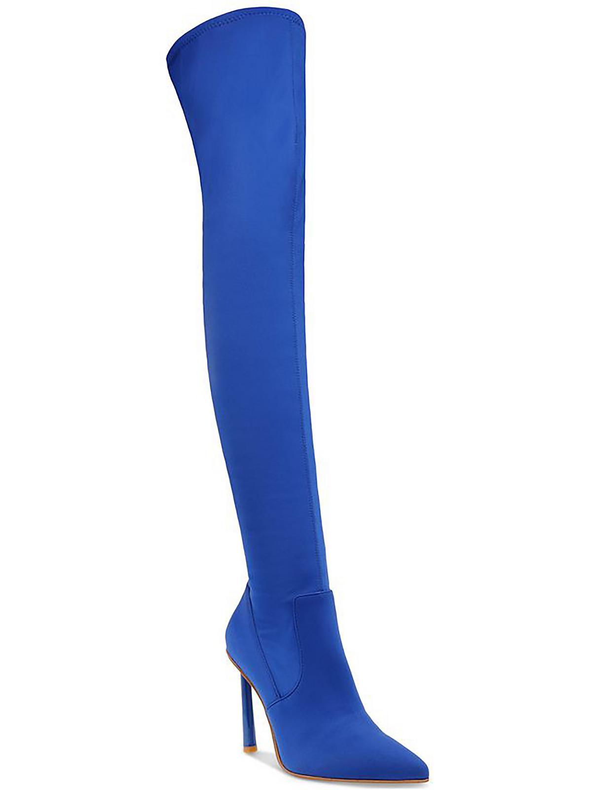 Blue sequin boots store