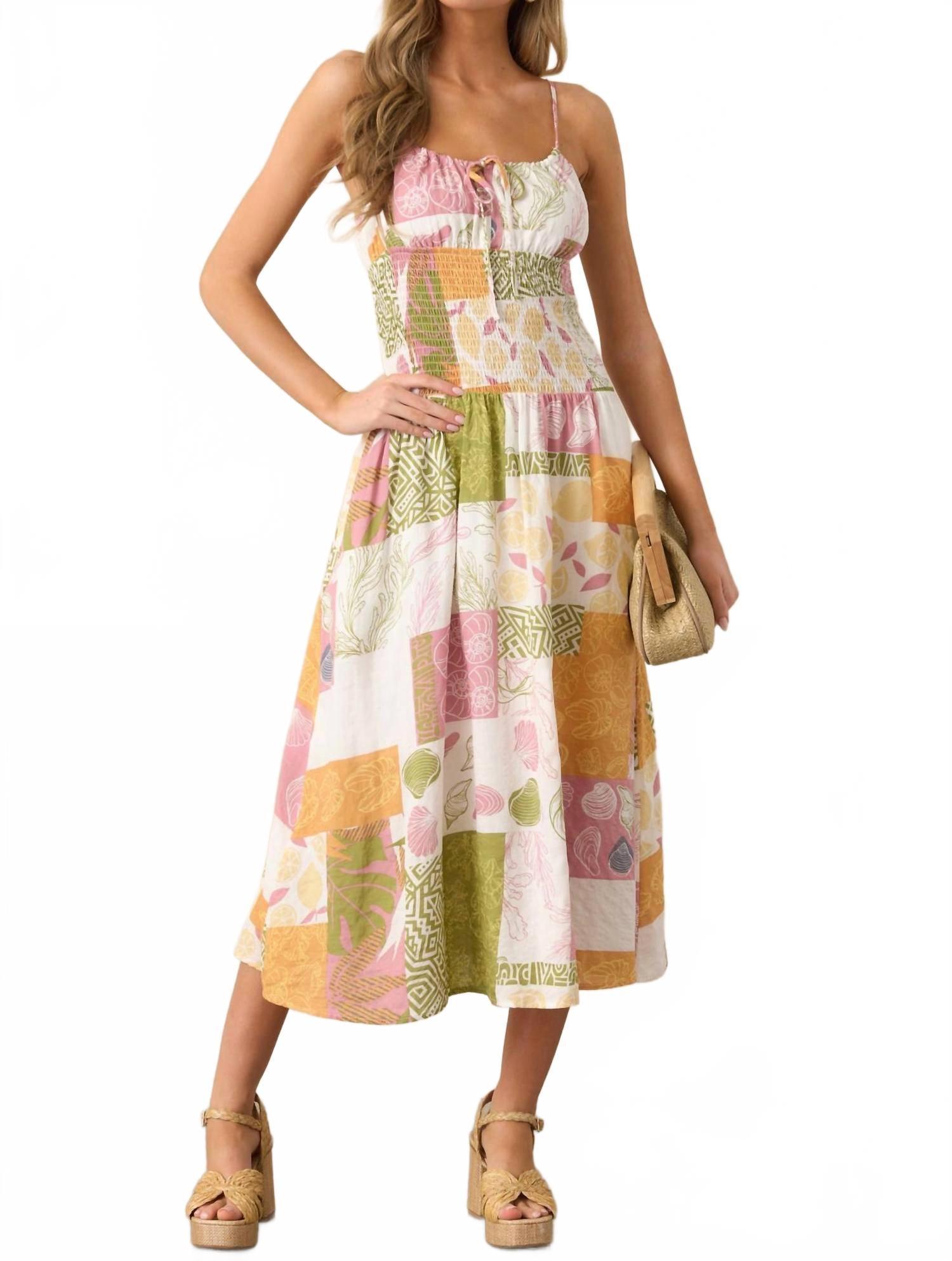 knee length dresses for ladies loom.ist Organic Cotton Sile Maxi Dress, Lightweight Beachwear with Deep Slits and Relaxed Flow main image 0