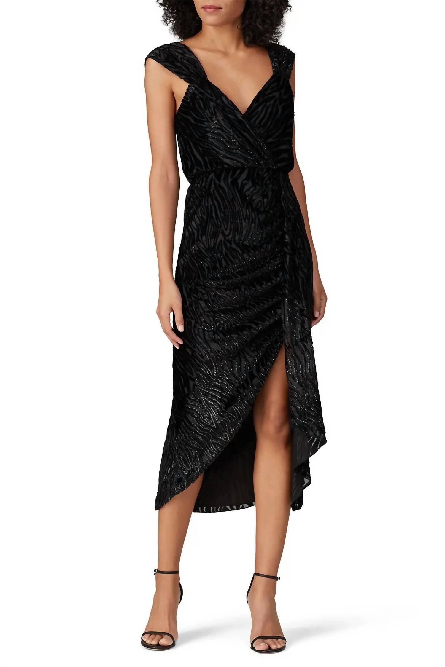 saylor black sequin farrah dress Saylor Kit Sleeveless Sequin-Embellished Mini Dress