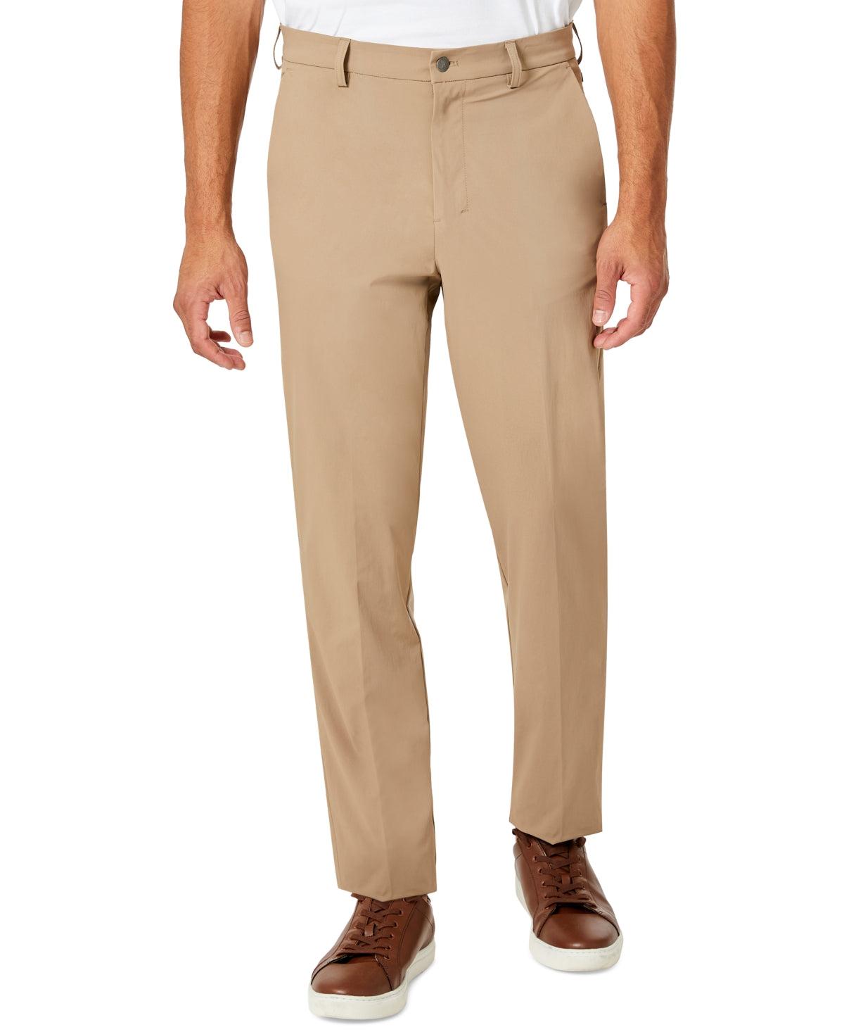 slim fit dress slacks Calvin Klein Bullet Regular Fit Trousers C9584 – Major Golf Direct main image 1