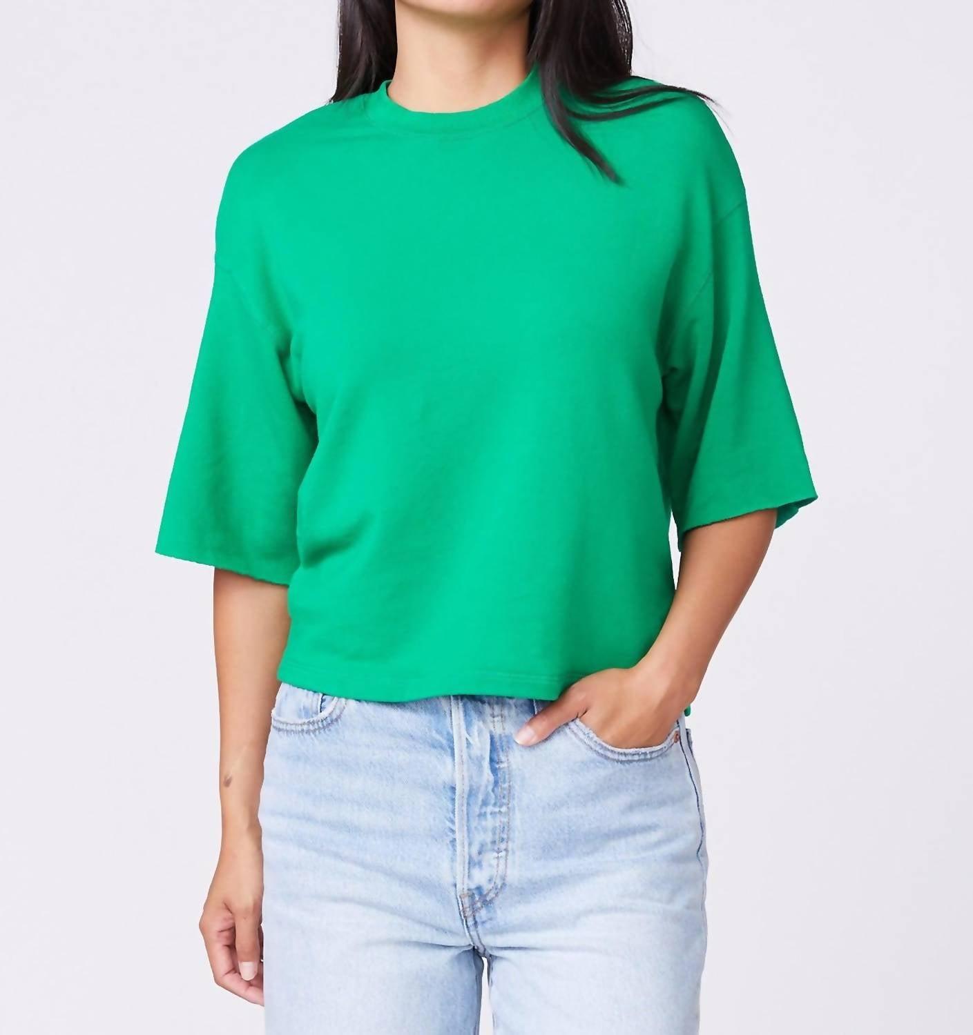 Monrow ruffle sweatshirt cheap