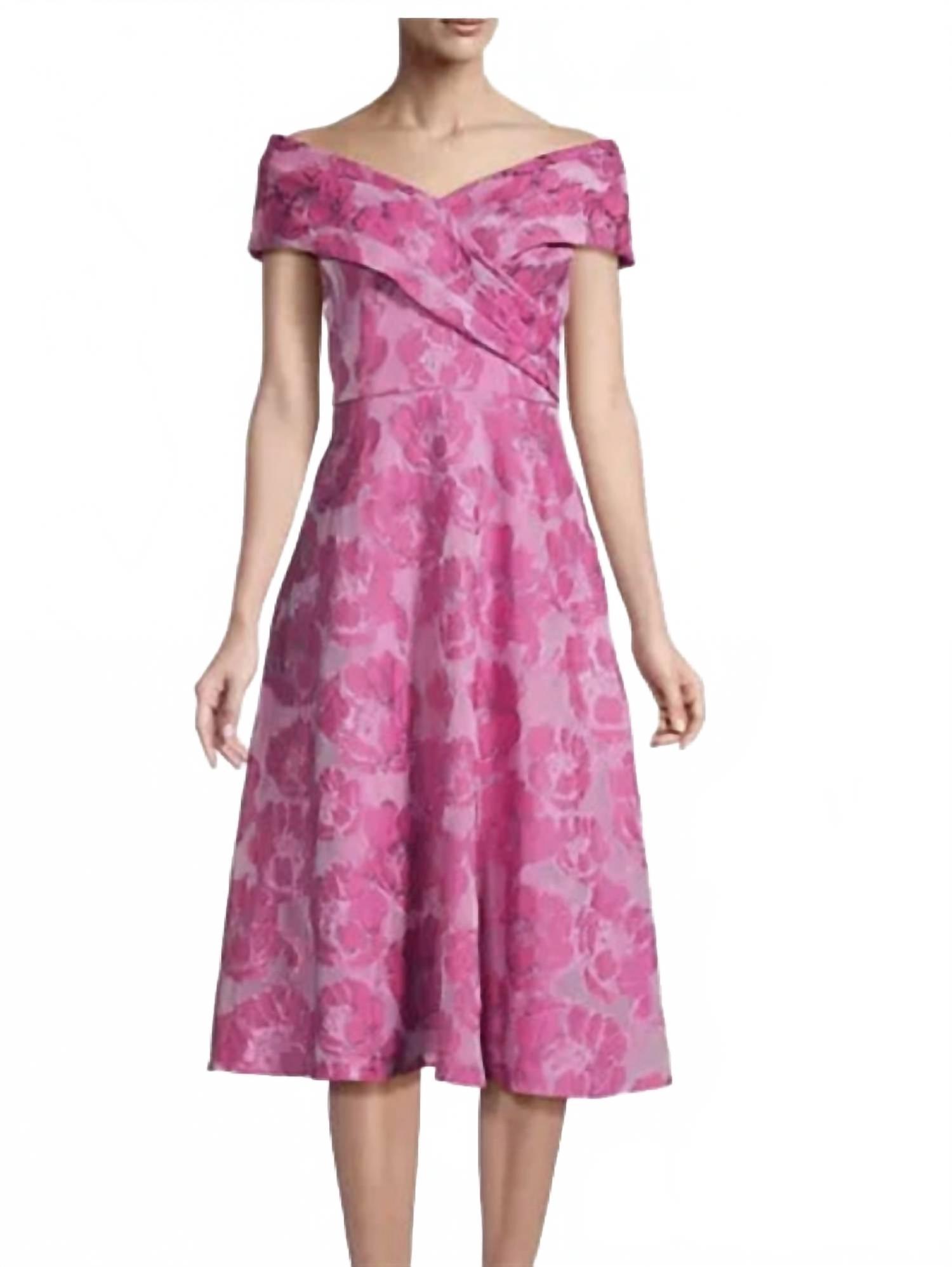 aidan mattox floral lace trim mesh cocktail dress Lace Midi Dress
