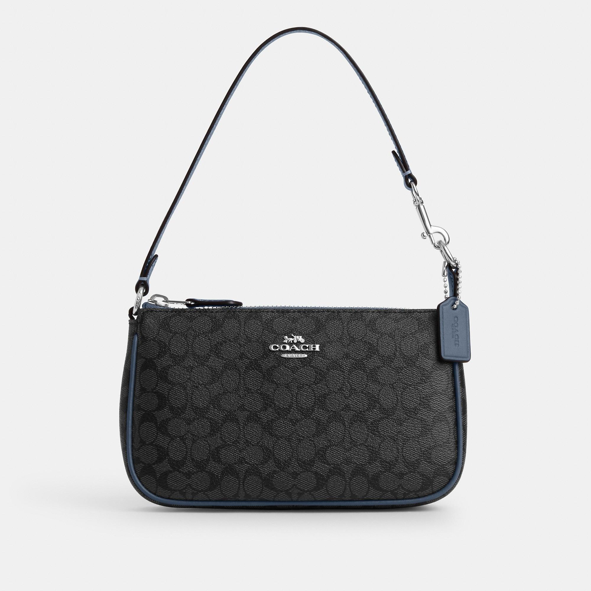 COACH Nolita 19 In Colorblock Signature Canvas in Black | Lyst