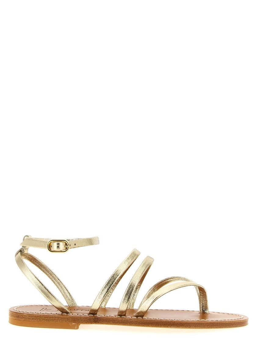 サンダル・ミュール K Jacques 'Homere' sandals black leather Homère sandals K. Jacques | Agnès b.