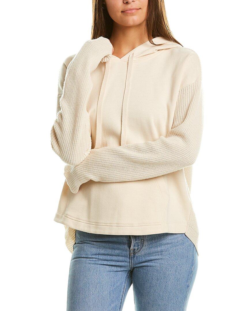 Splendid Sweater Wool u0026 Cashmere-blend Hoodie in Brown | Lyst