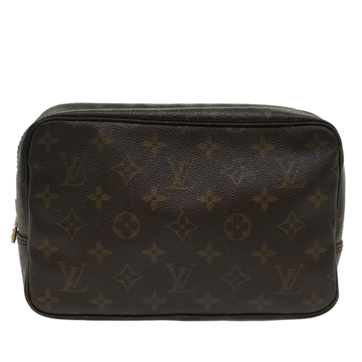 Louis Vuitton Milla Brown Canvas Clutch Bag (Pre-Owned)