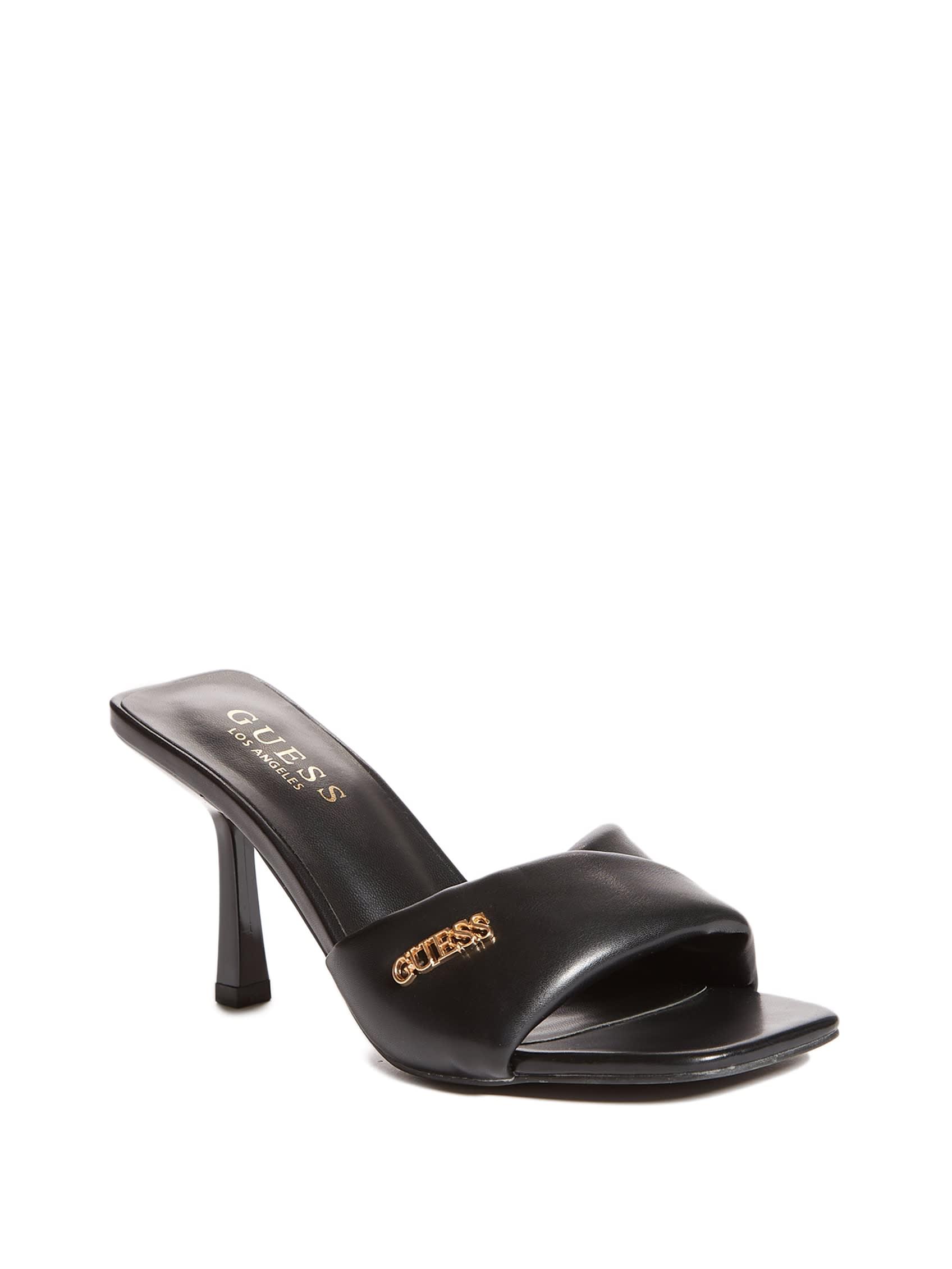 Guess Factory Sydni Slide Heels in Brown | Lyst