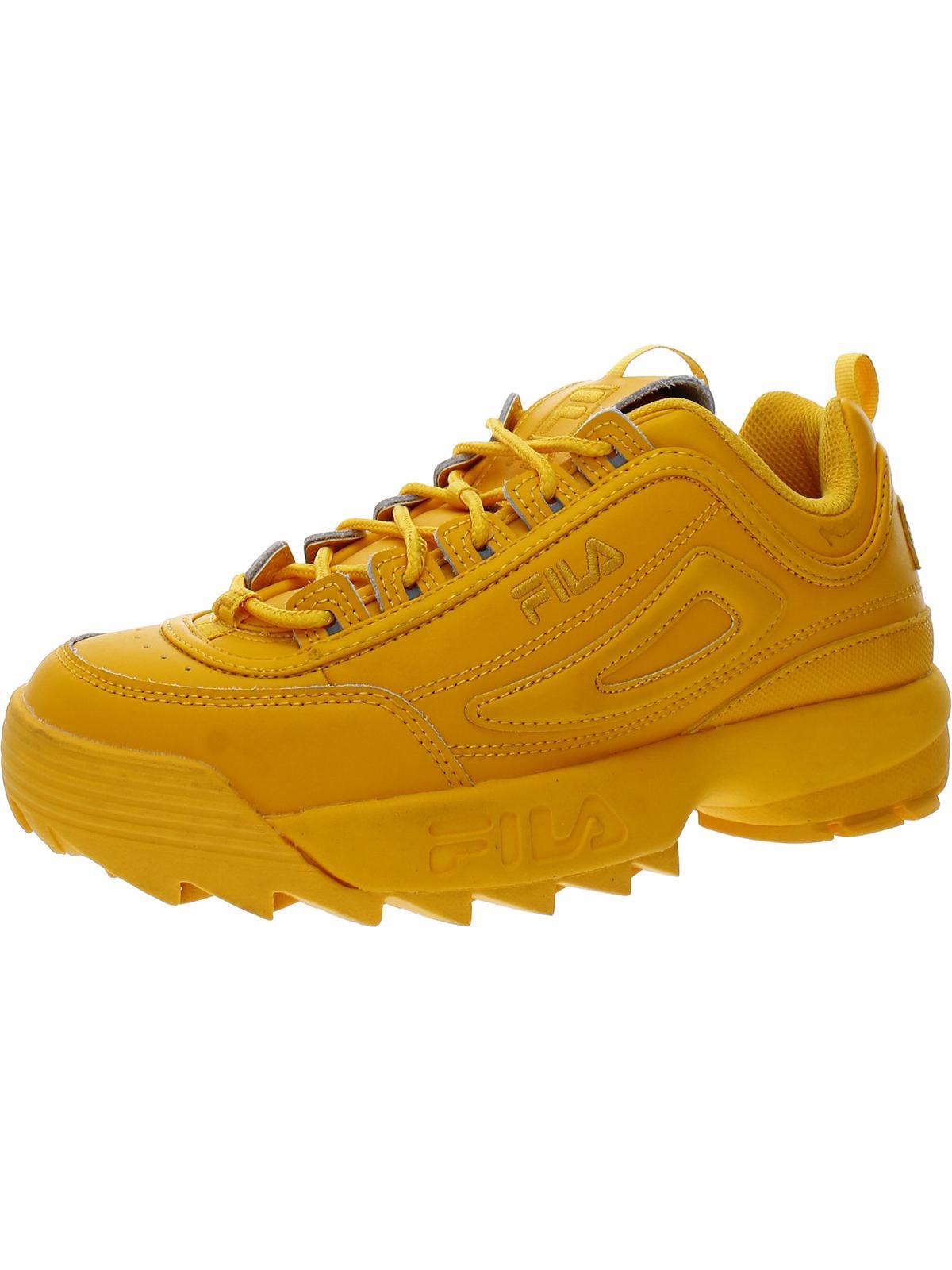 Fila Ll Premium Leather Lifestyle Athletic And Training in Yellow | Lyst