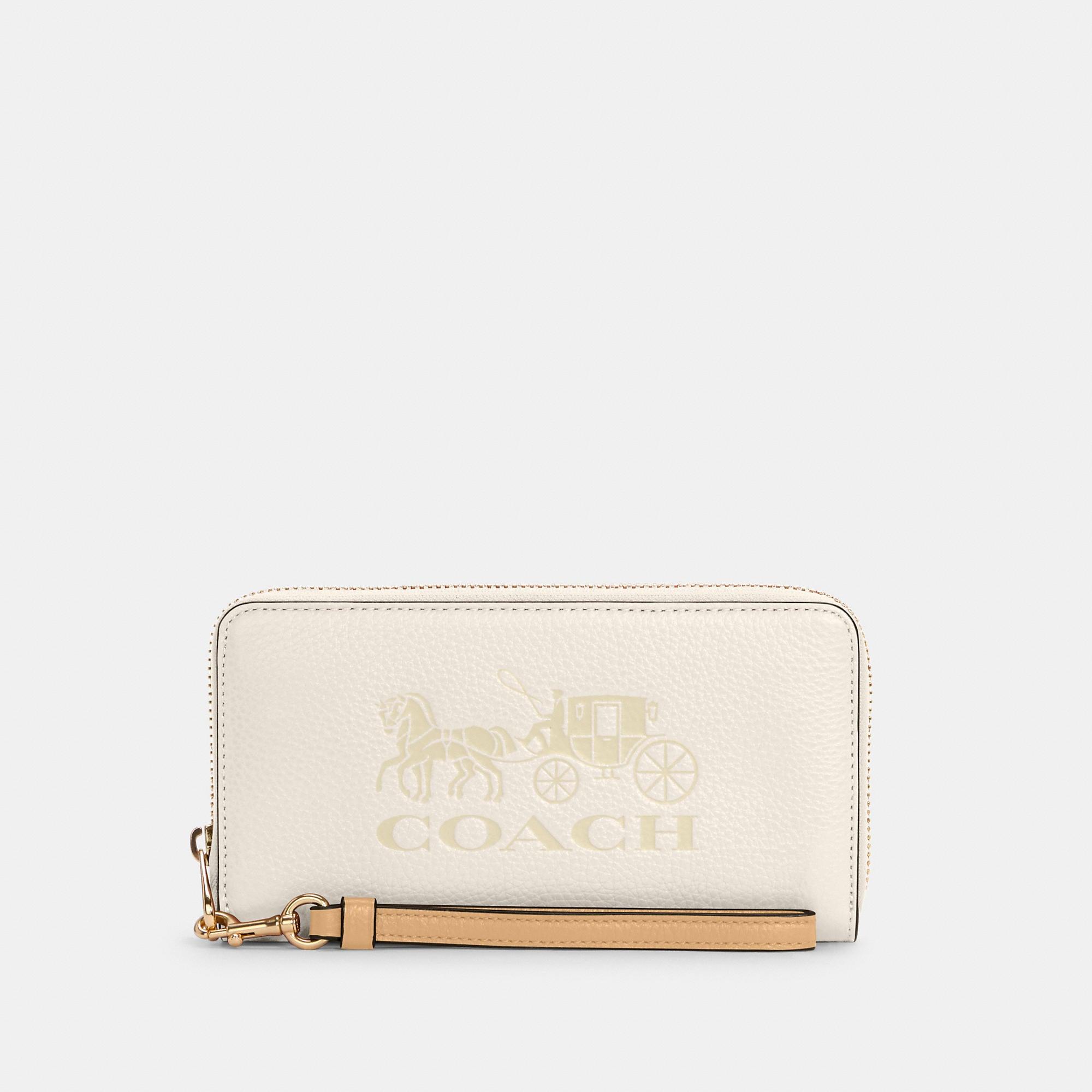coach horse and carriage jacquard wallet