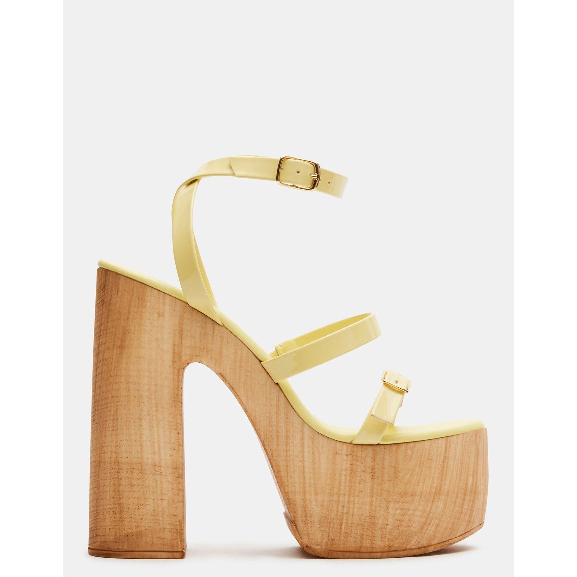 Steve Madden Lilia Patent in Yellow | Lyst