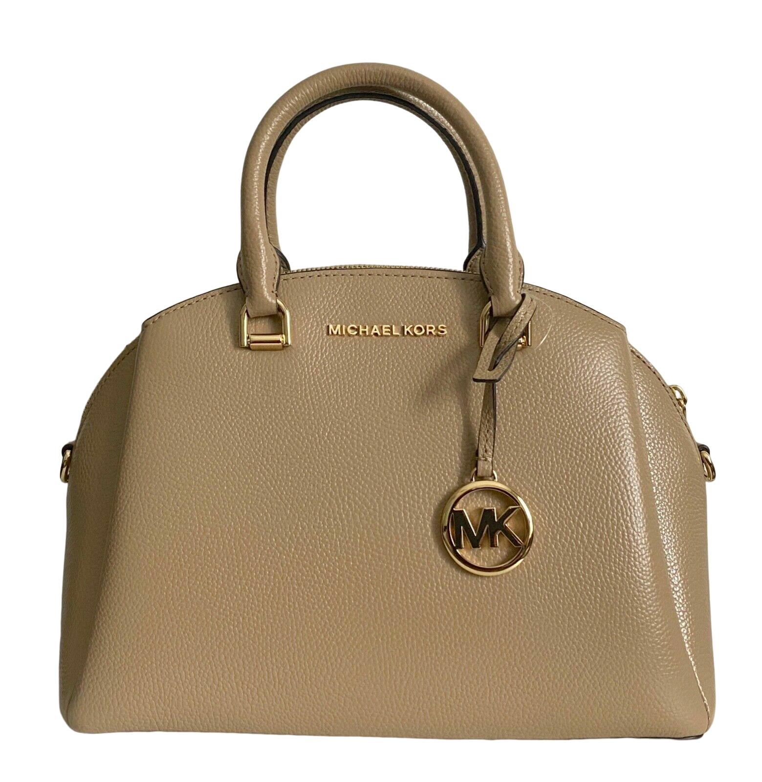 michael kors maxine small pebbled leather satchel