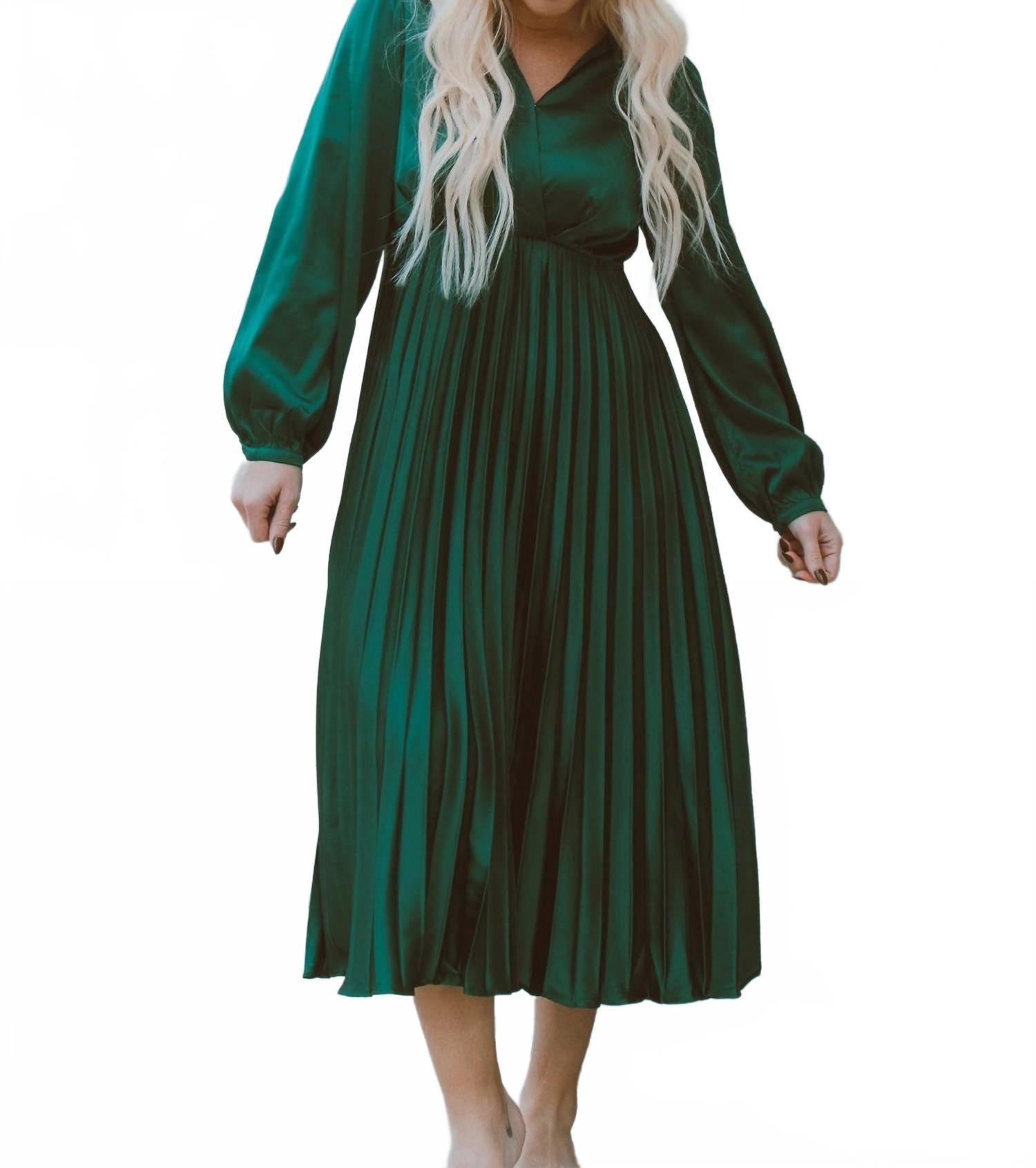 she + sky green dress SHE+SKY Kelly Green Tiered Collared Mini Dress Kelly Green / S
