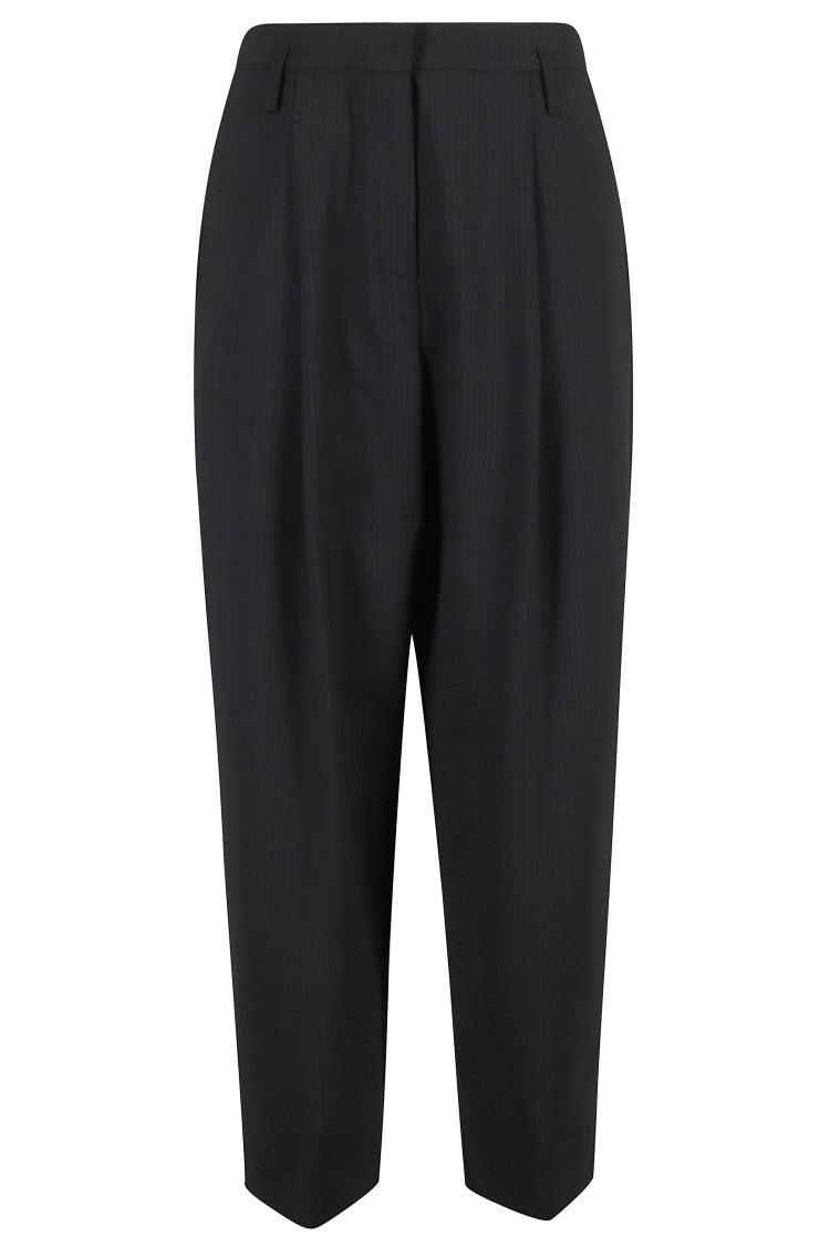 パンツ Herskind Carla Pants Carla Pants in Ligth Grey Pinstripe - Herskind | Afura Store
