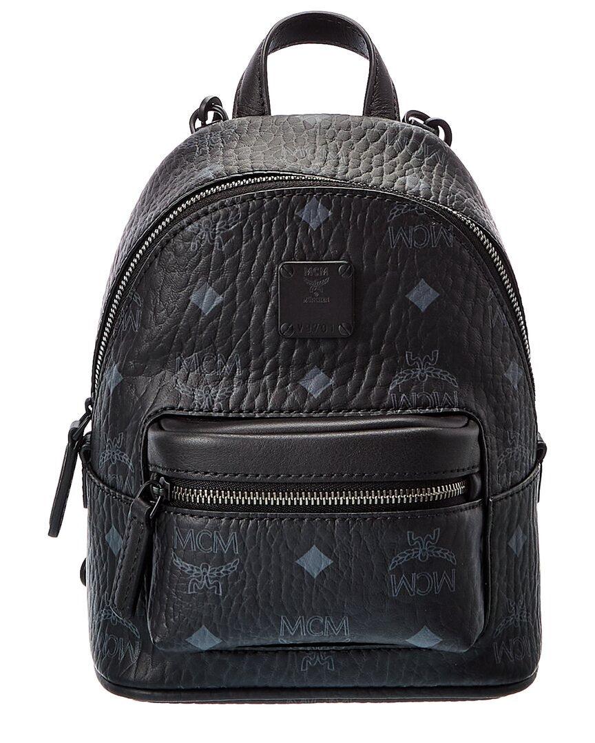 Small Stark Backpack in Visetos Black