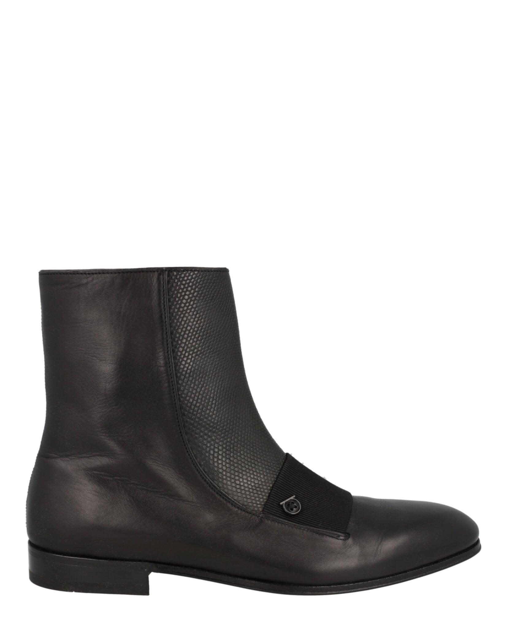 Ferragamo Geffer 2 Gancini Ankle Boots Black Mens Salvatore Ferragamo Men main image 3