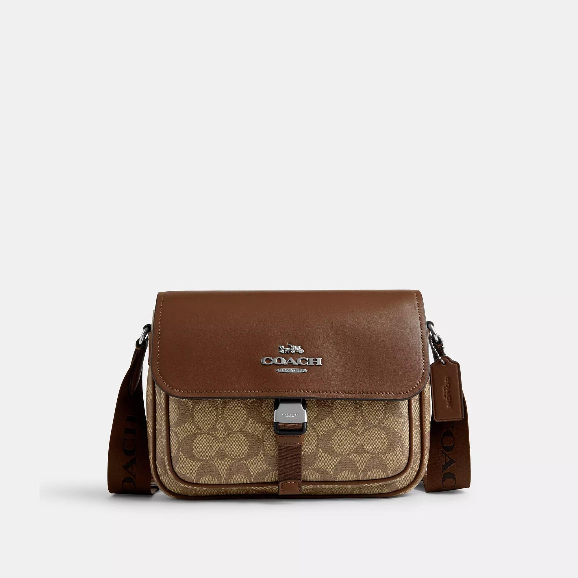 COACH Pace Messenger Bag in Brown Lyst