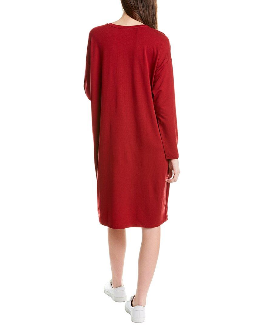 Eileen Fisher Boxy Dress in Red Lyst